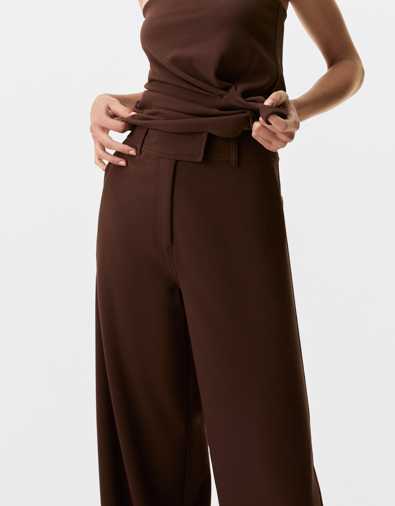 Calça Pantalona Crepe 360