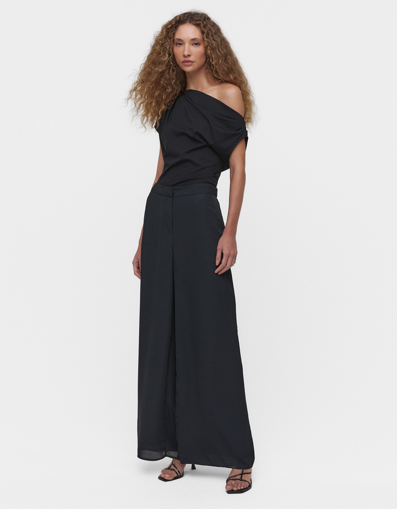 Calça Pantalona Elástico