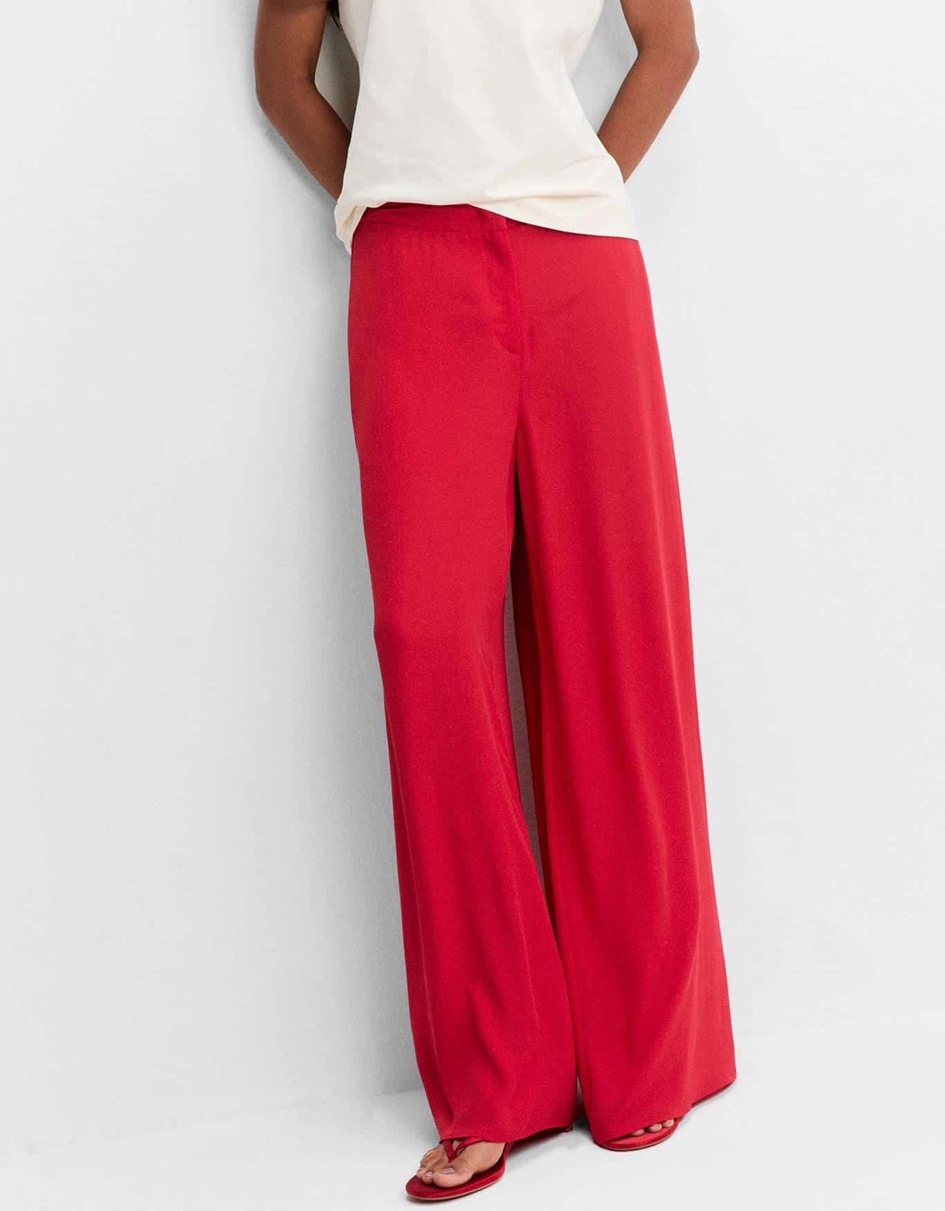 Calça Pantalona Elástico Cós