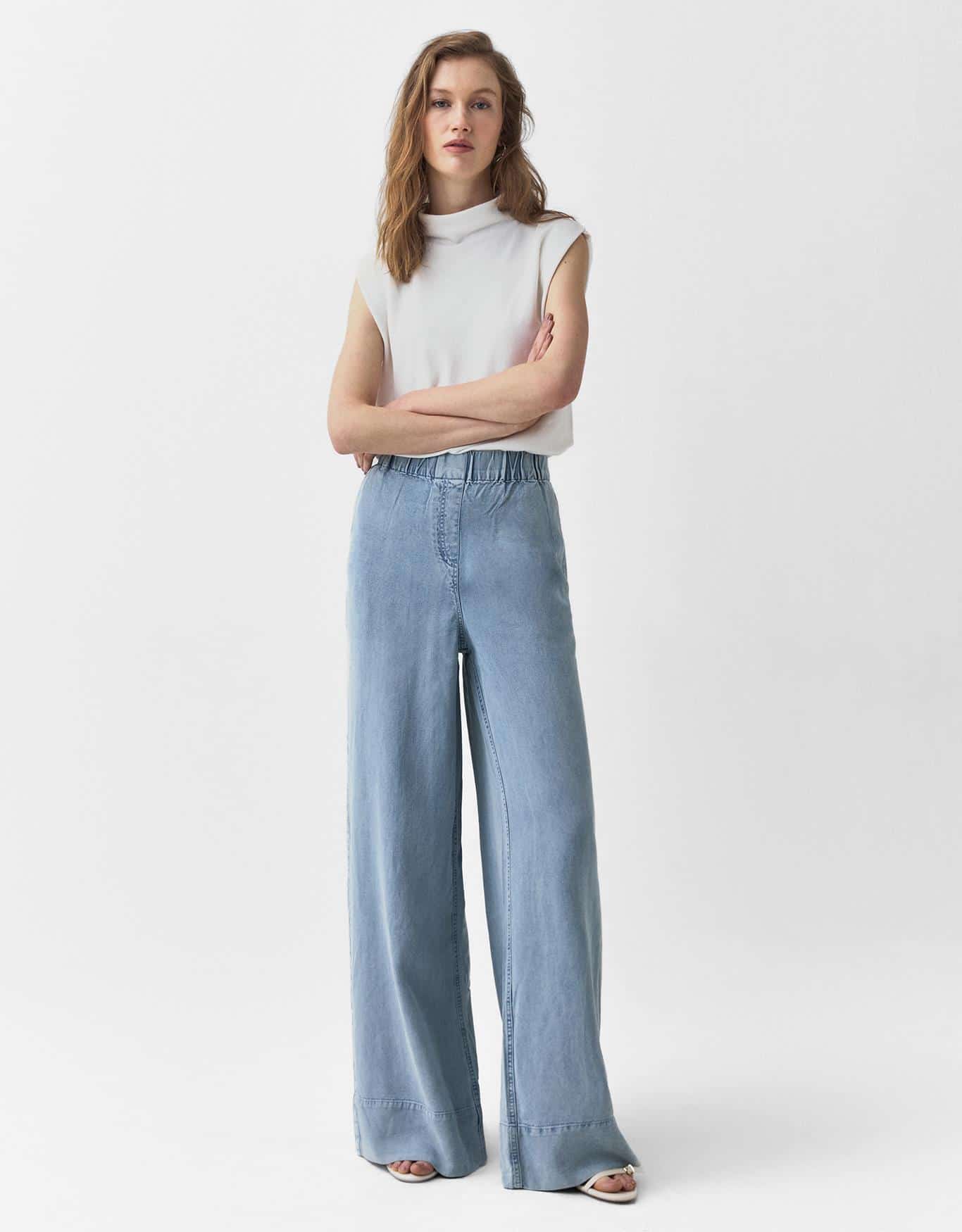 Calça Pantalona Liocel Jeans