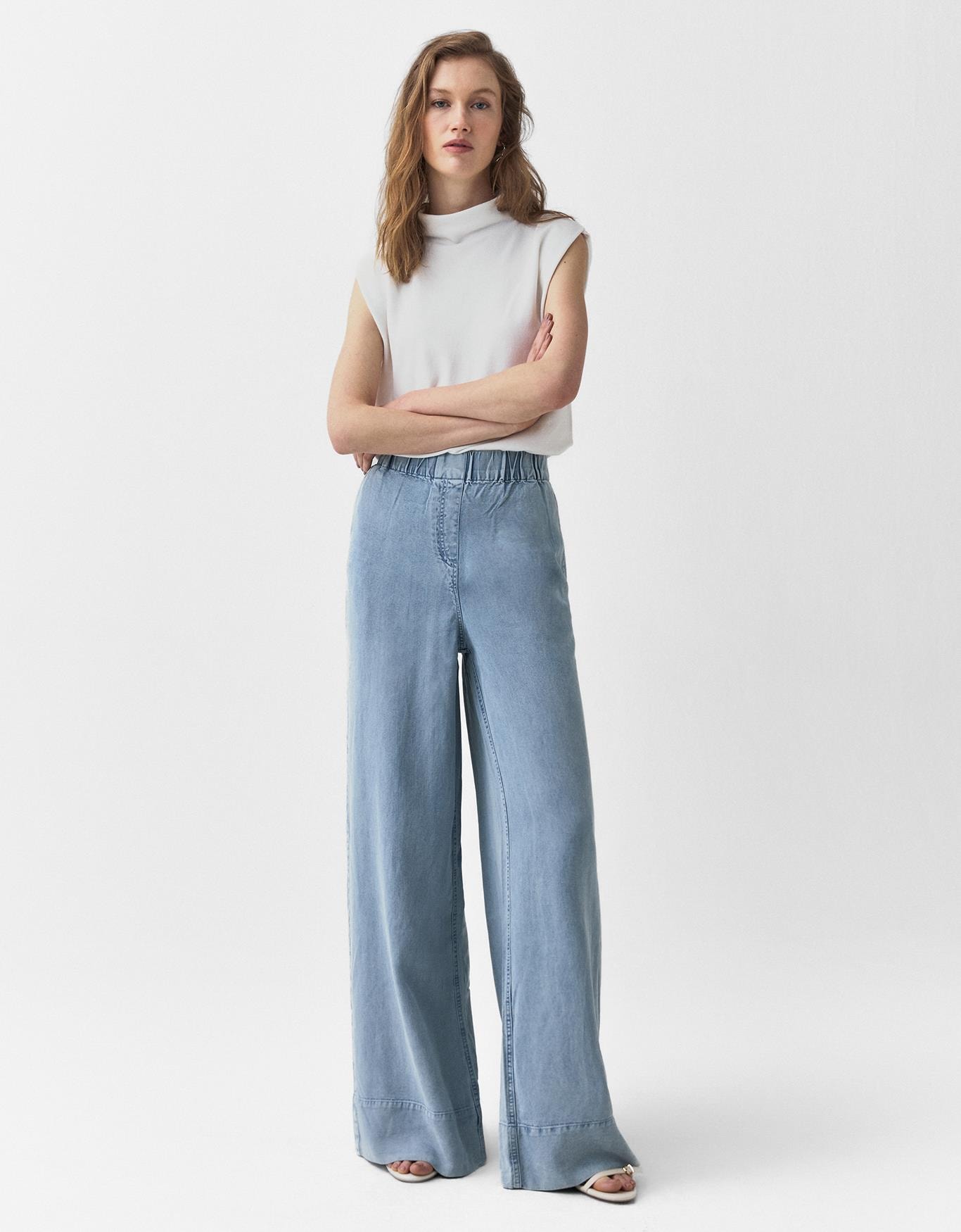 Calça Pantalona Liocel Jeans