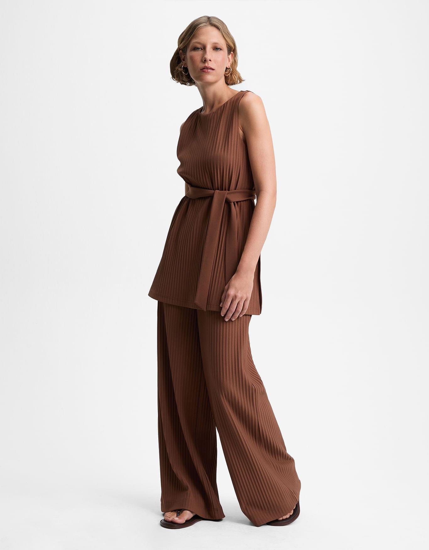 Calça Pantalona Plissado 360