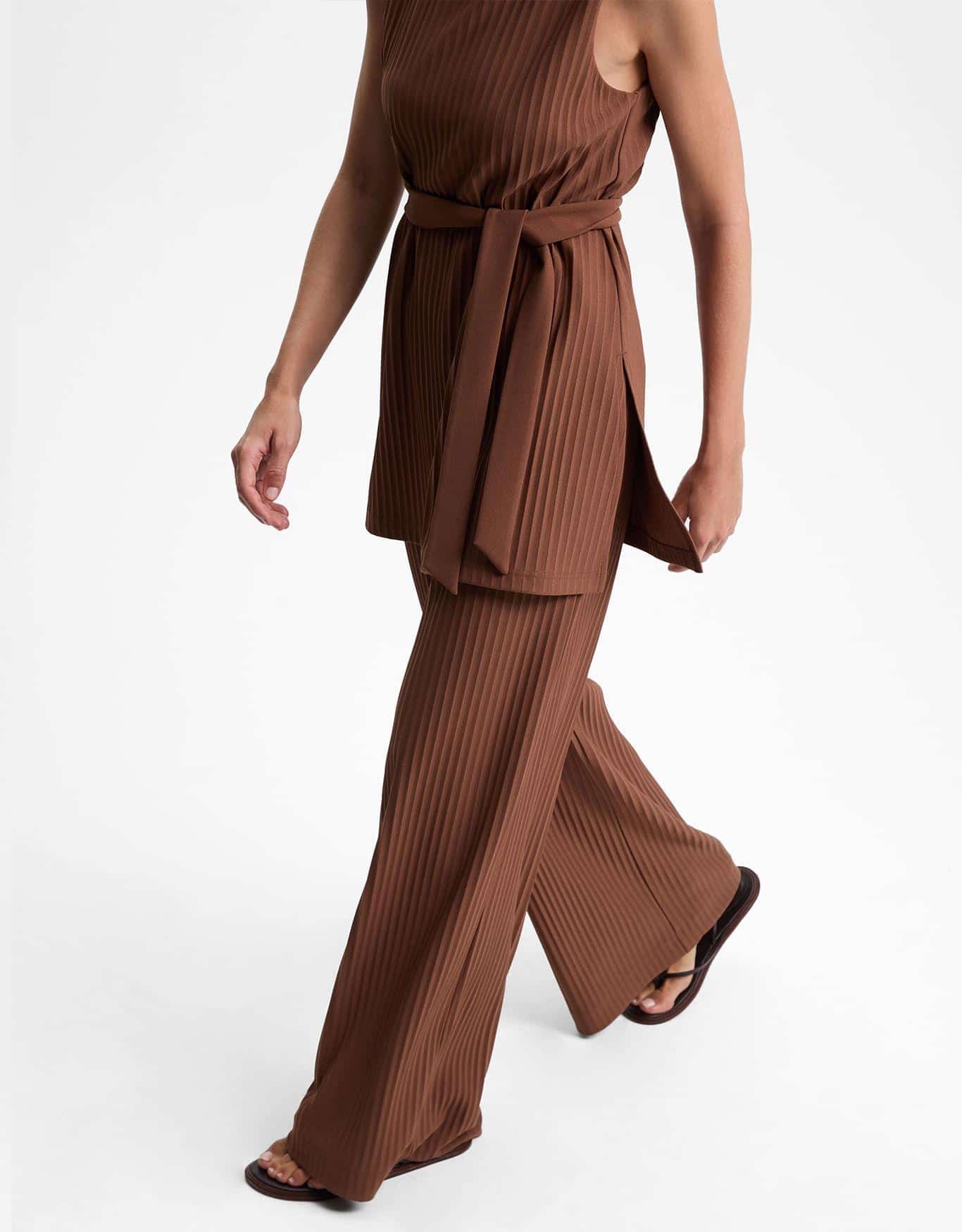 Calça Pantalona Plissado 360