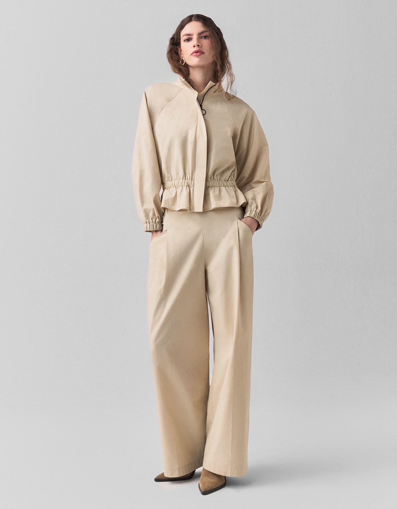 Calça Pantalona Ziper