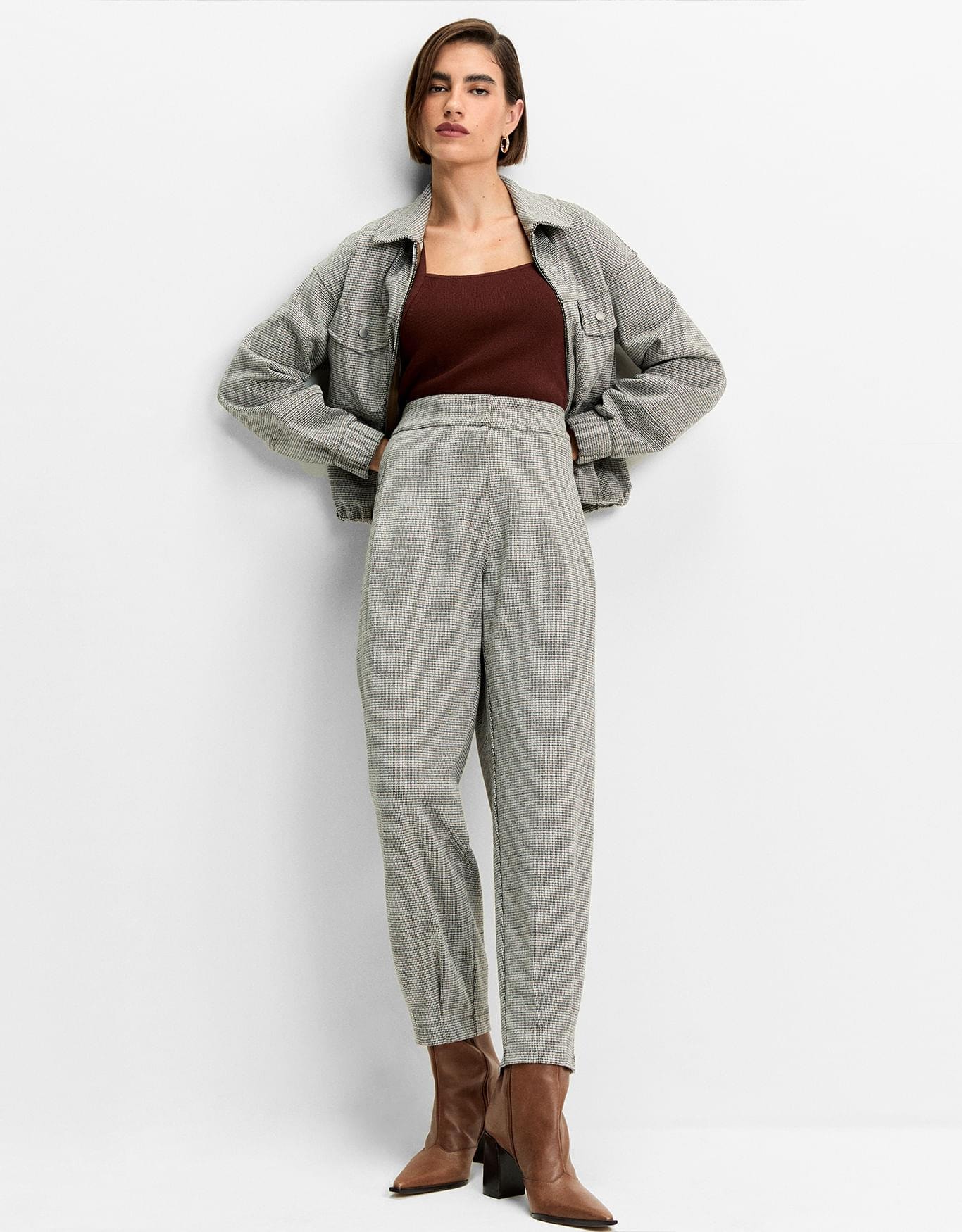 Calça Pied De Poule 360