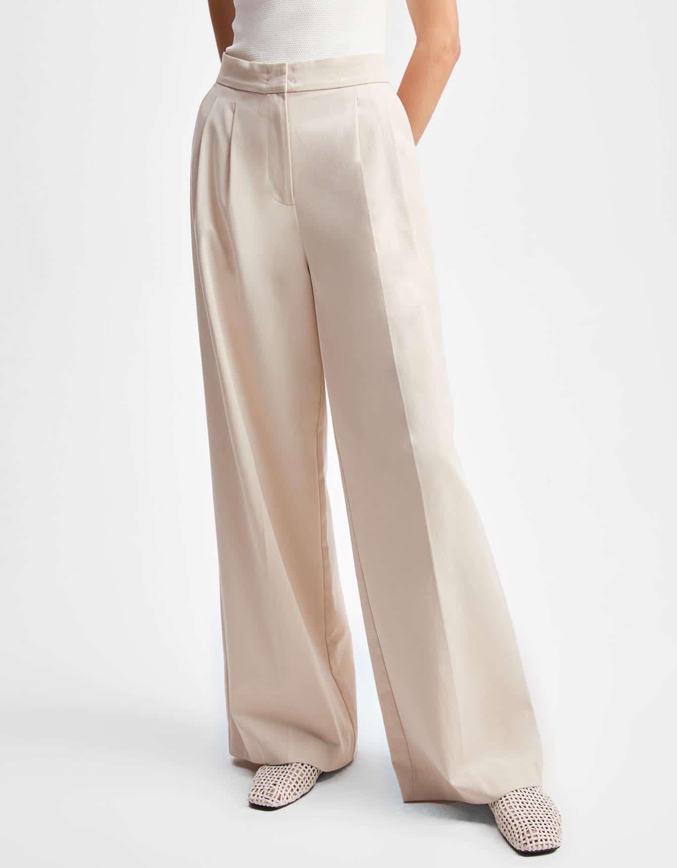 Calça Pregas Alfaiatada