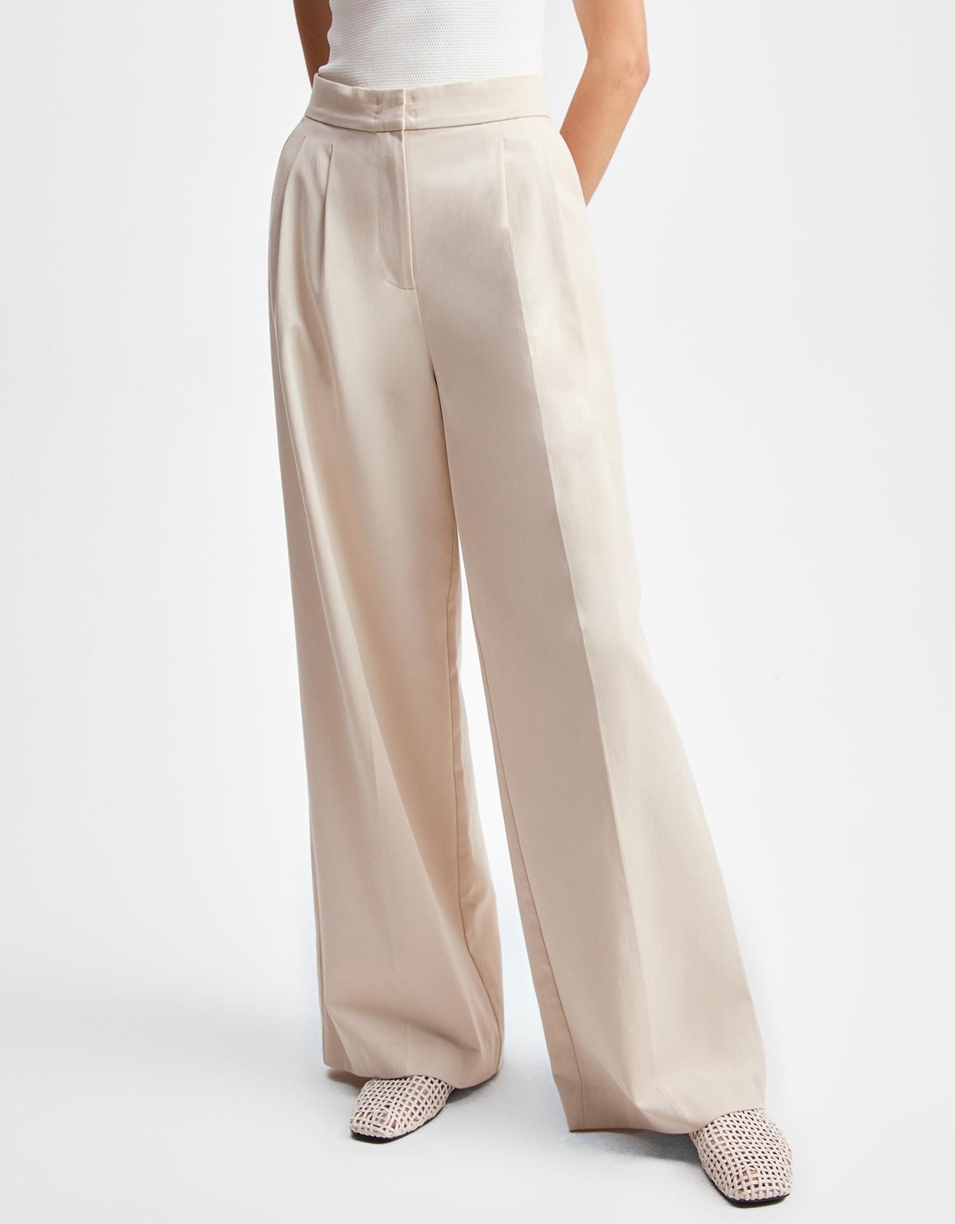 Calça Pregas Alfaiatada