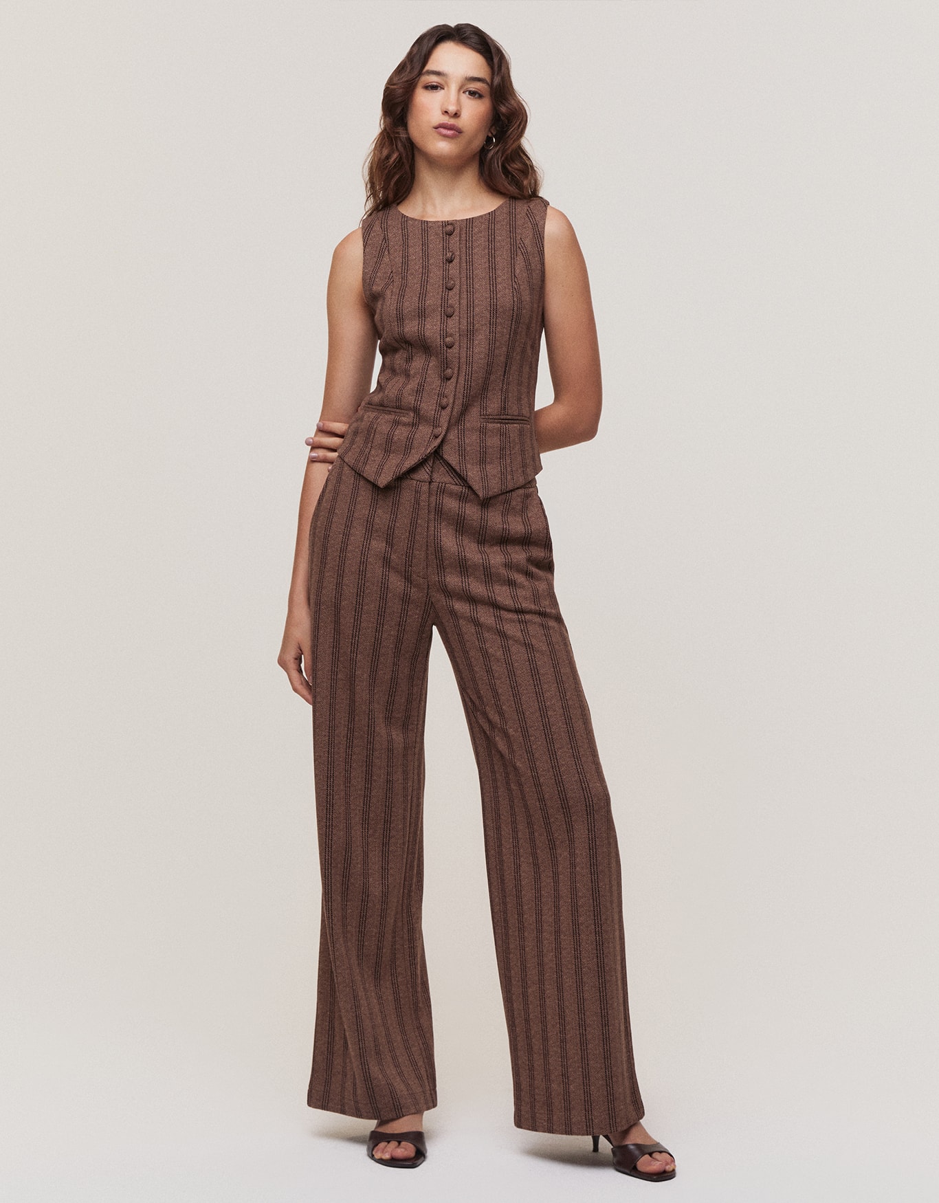 Calça Reta 360 Risca de Giz