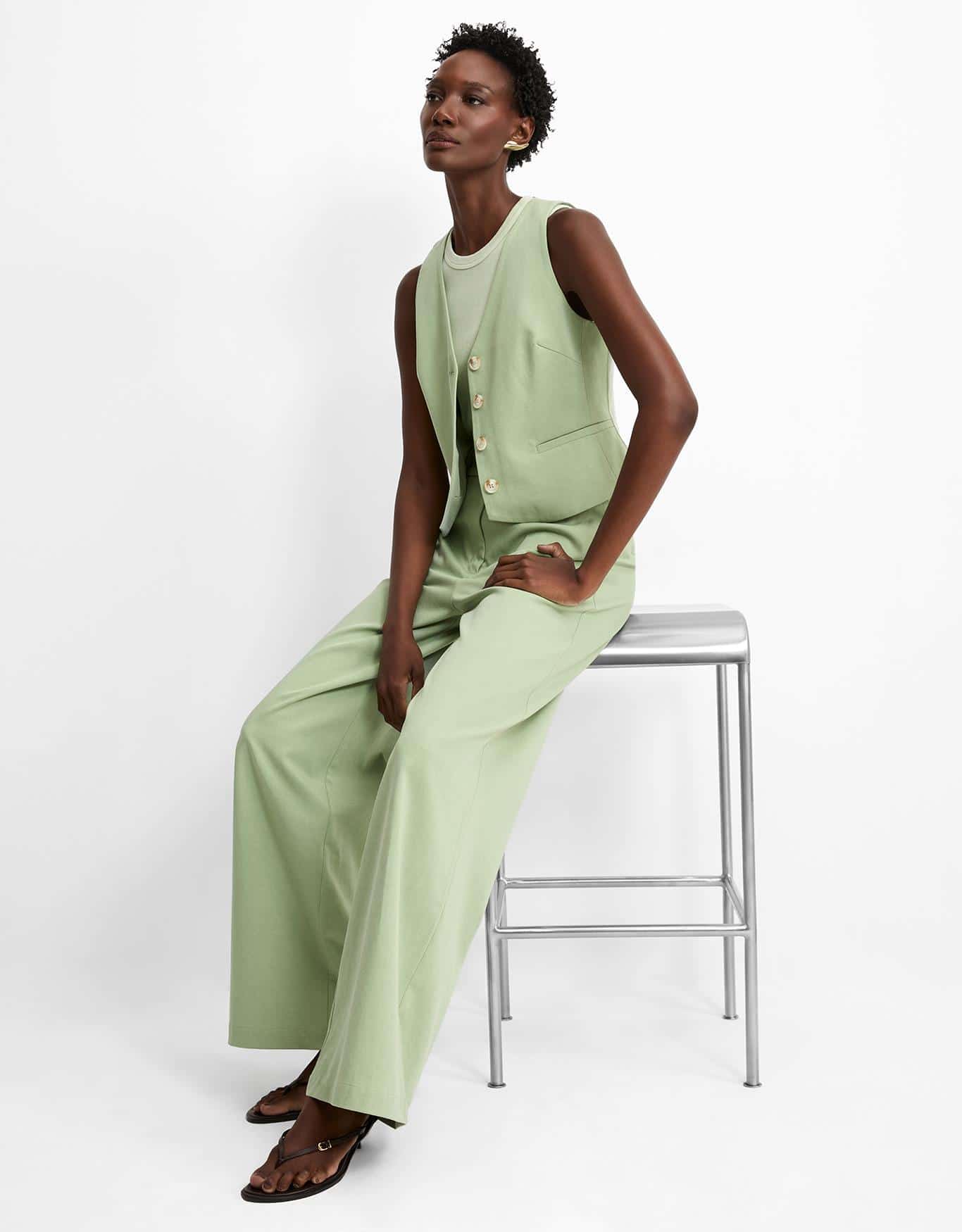 Calça Reta Alfaiatada