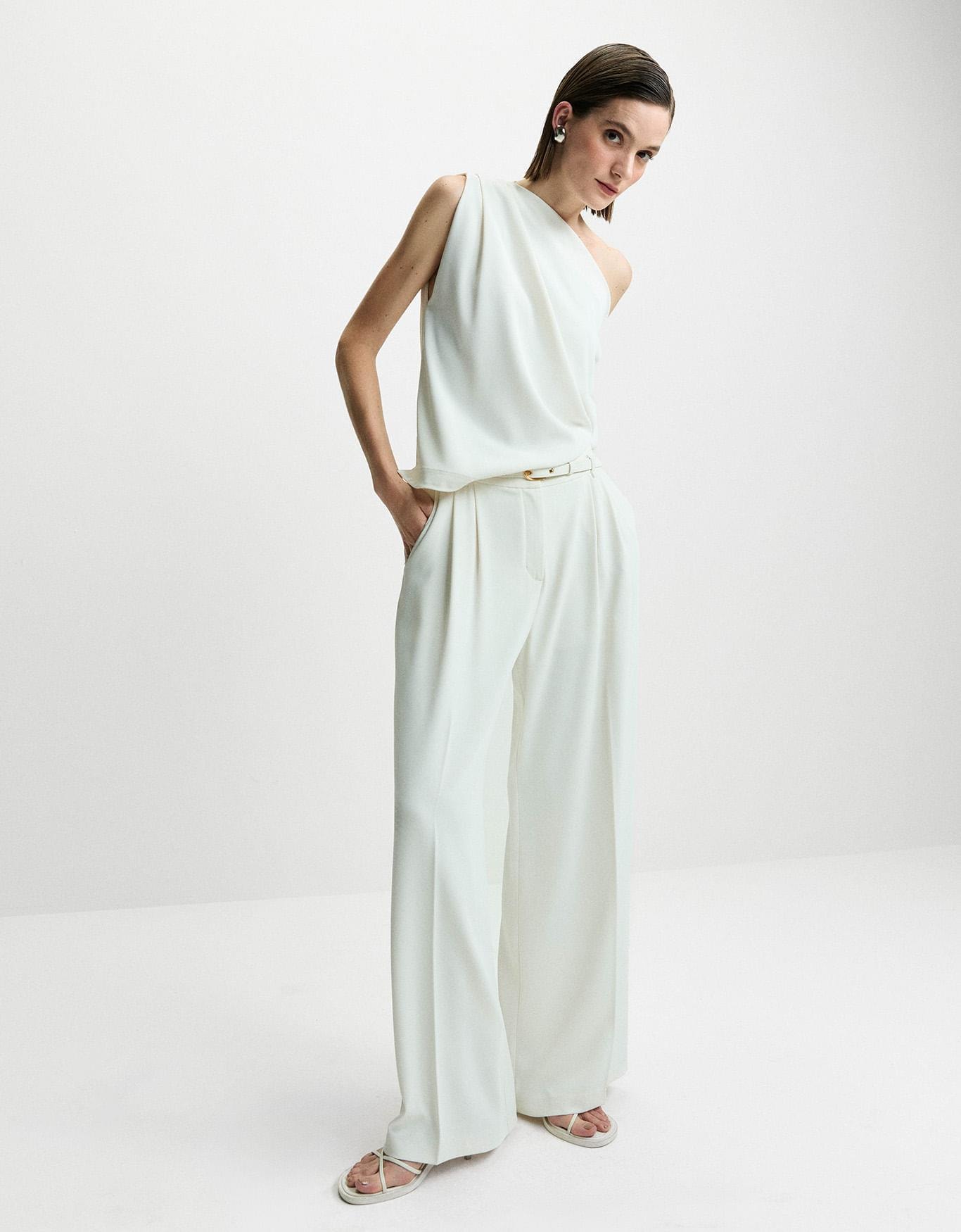 Calça Reta Alfaiatada