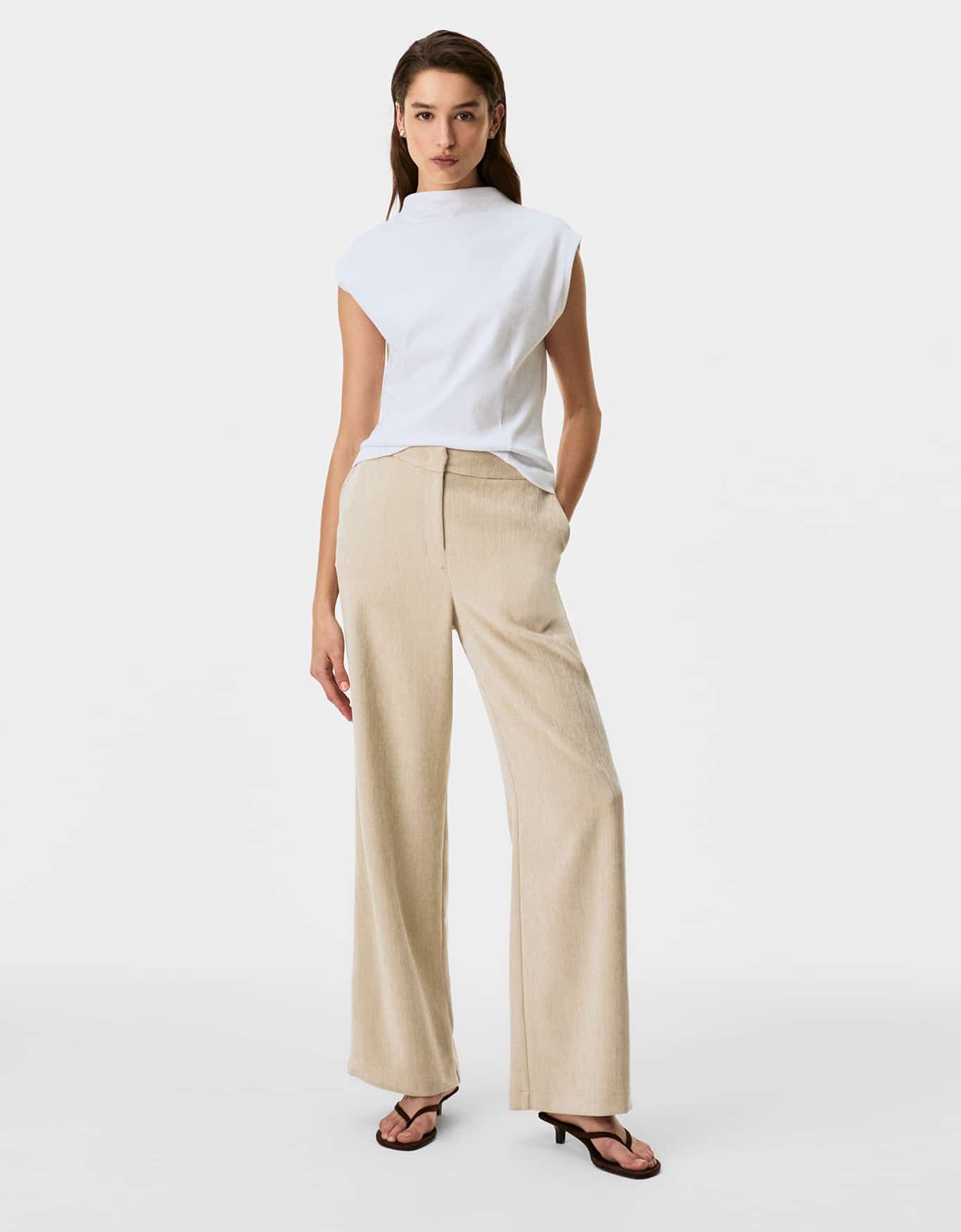 Calça Reta Alfaiatada