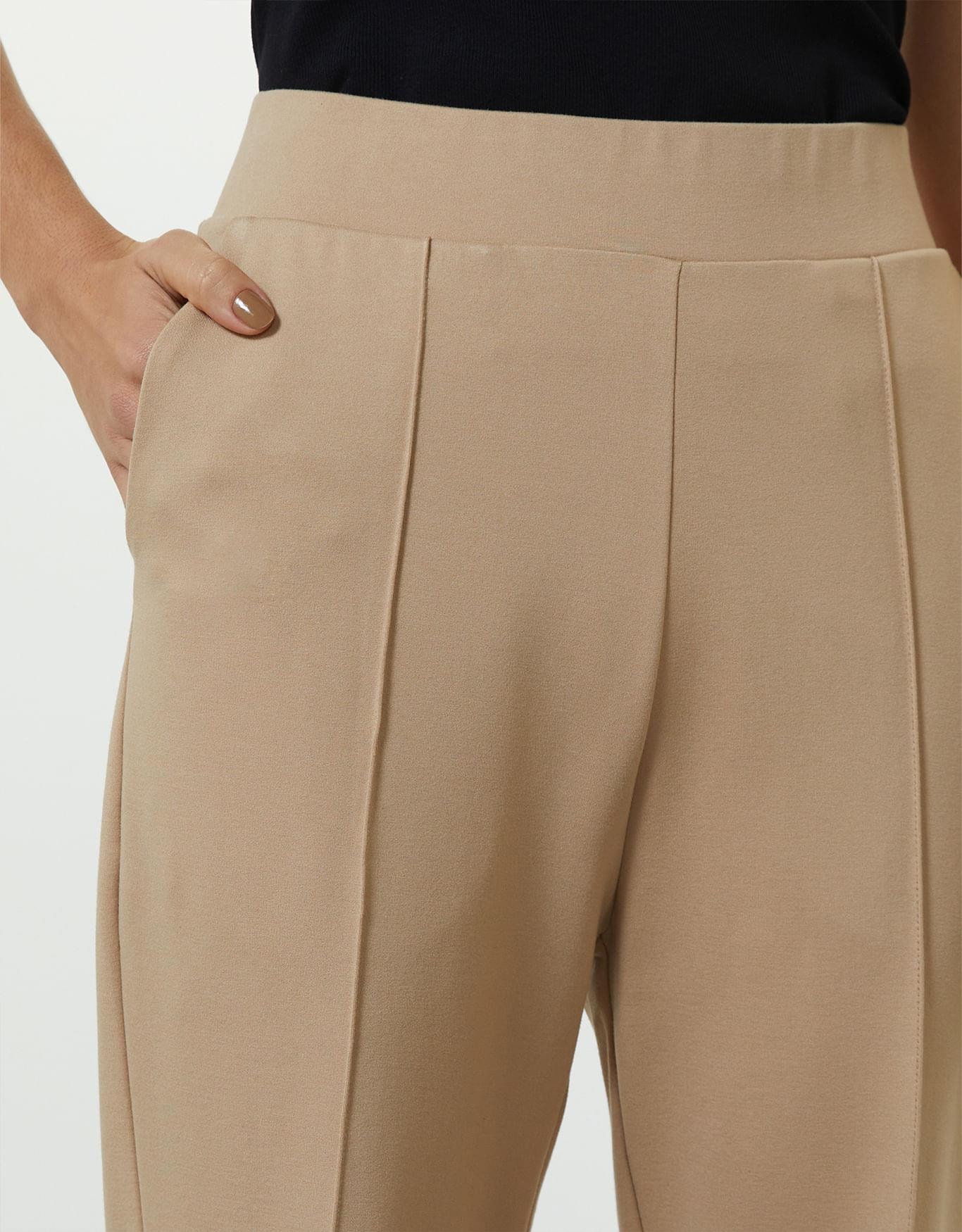 Calça Reta Alfaiataria Khaki 360