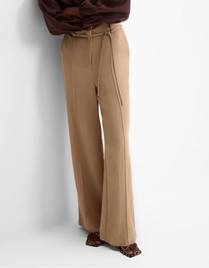 Shoulder — Calça Reta Amarração