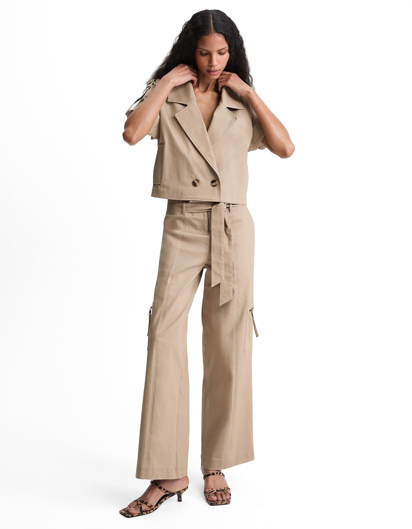 Calça Reta Bolso Cargo