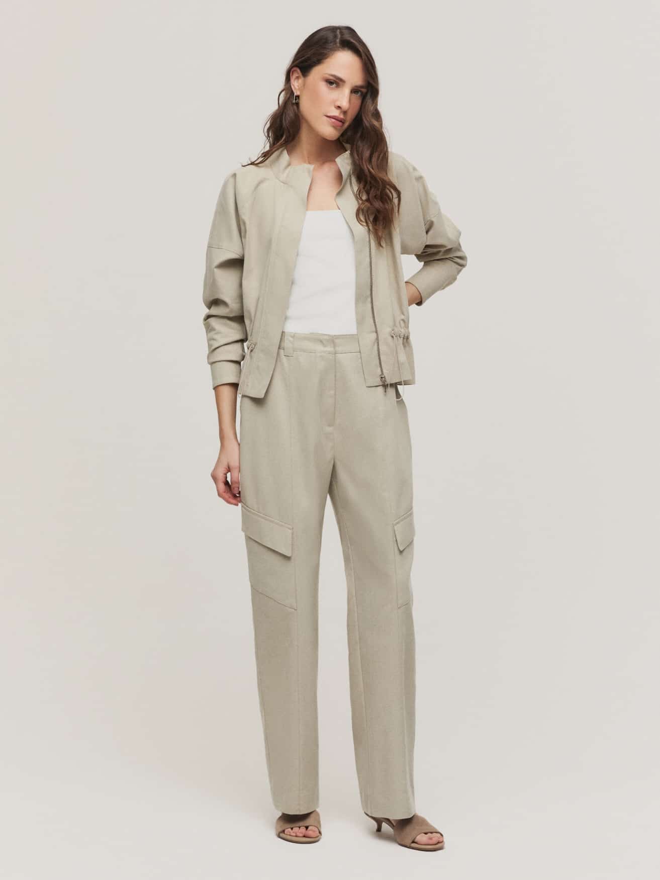 Calça Reta Cargo