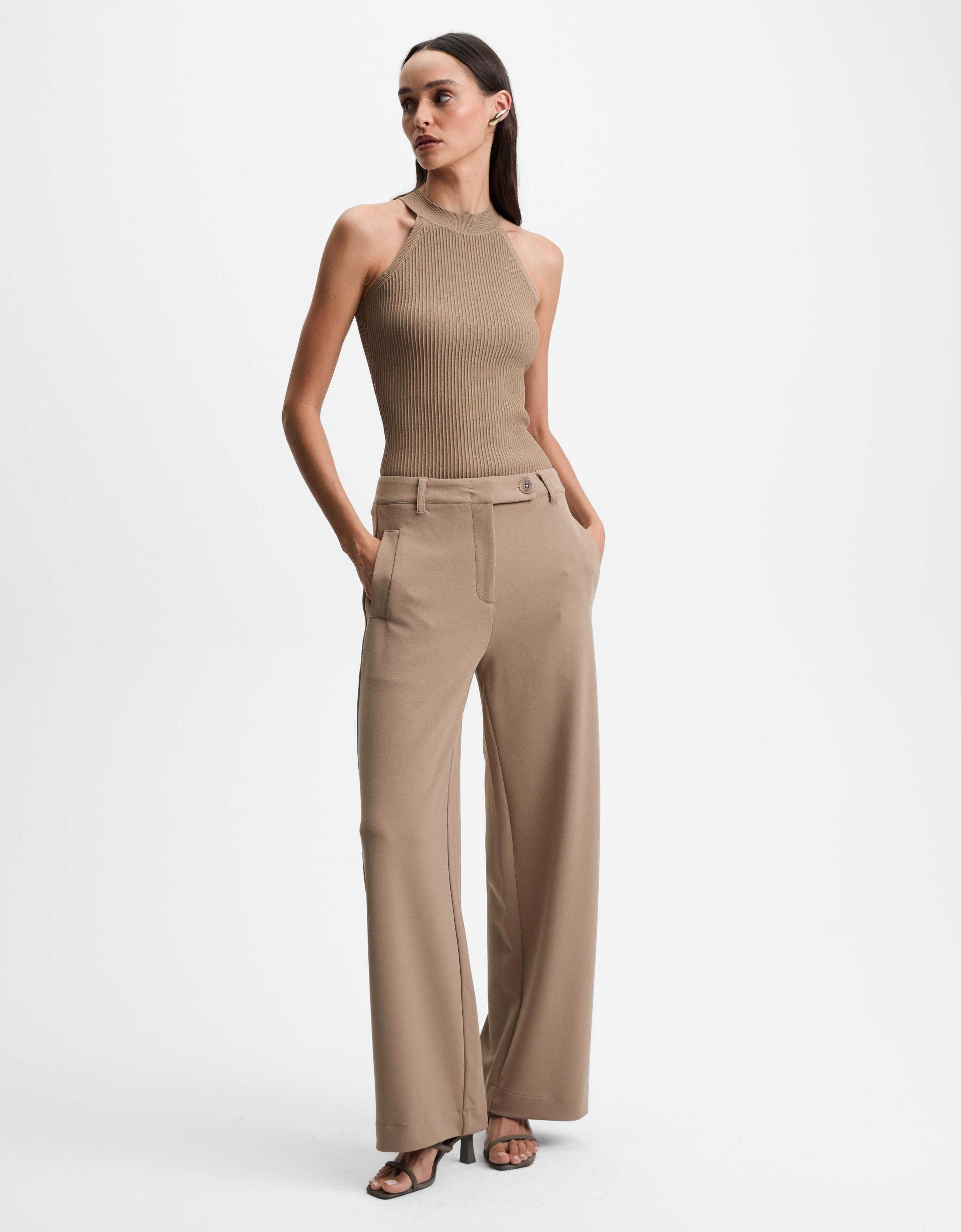 Calça Reta Crepe 360