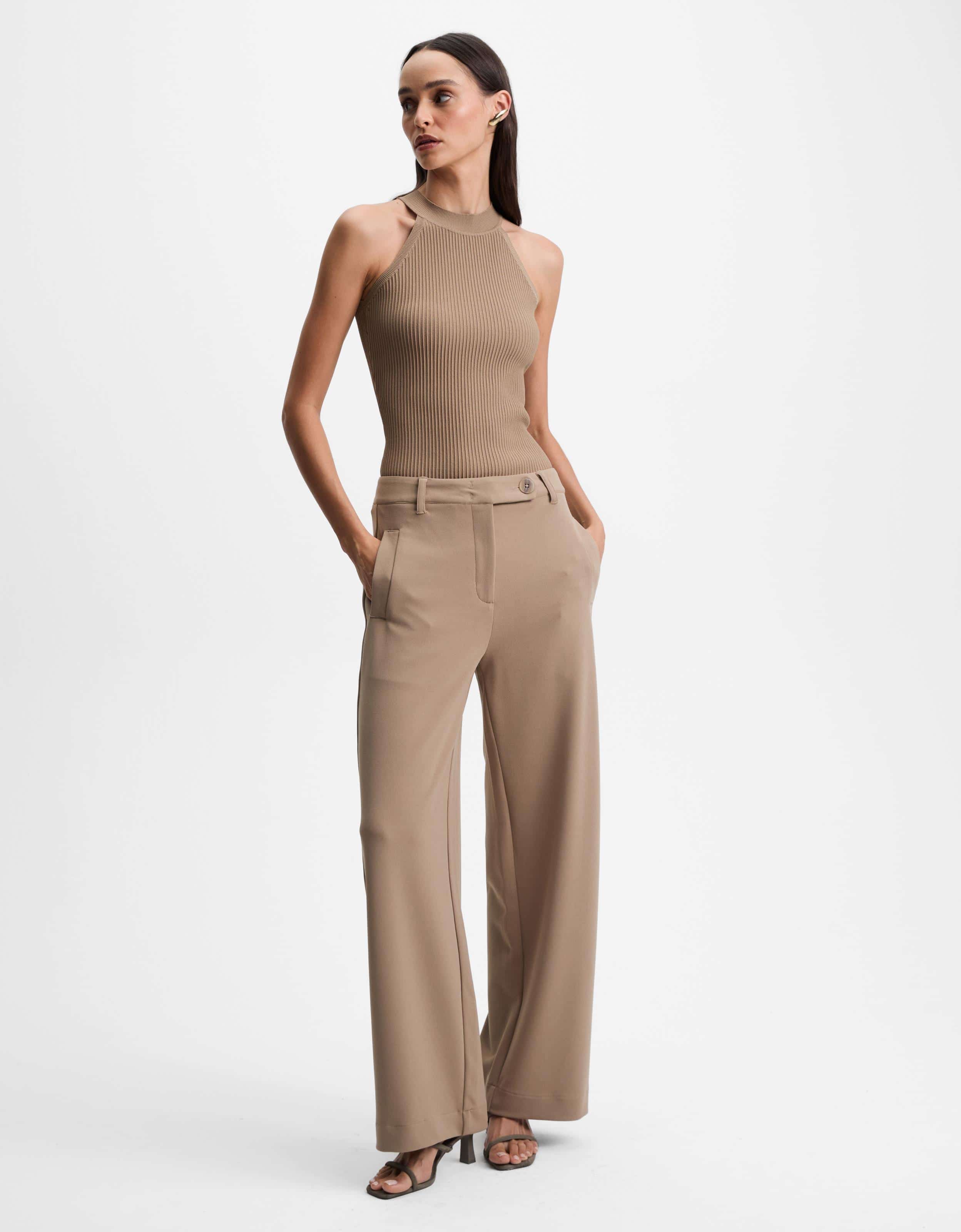 Calça Reta Crepe 360