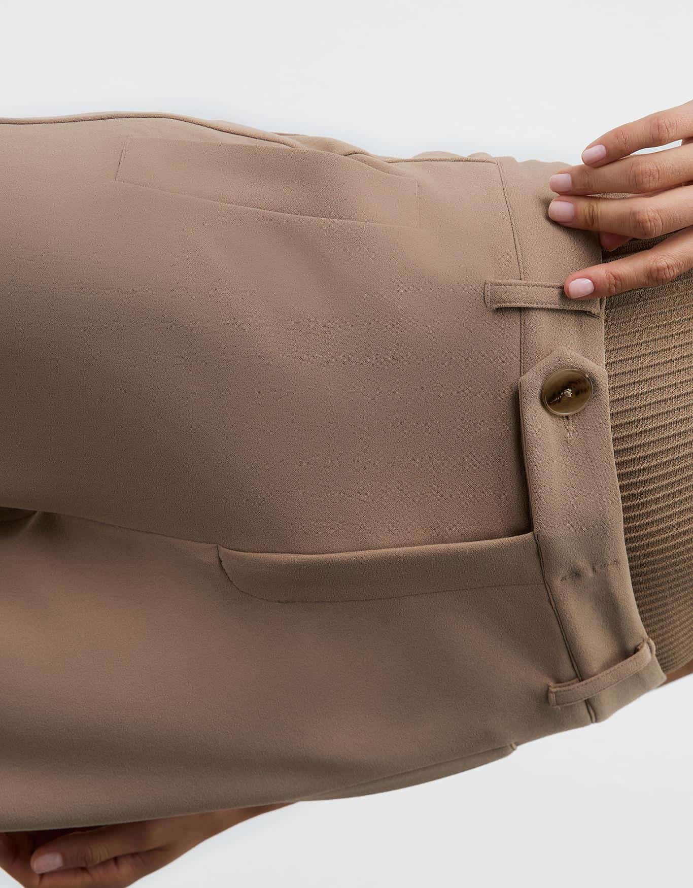 Calça Reta Crepe 360