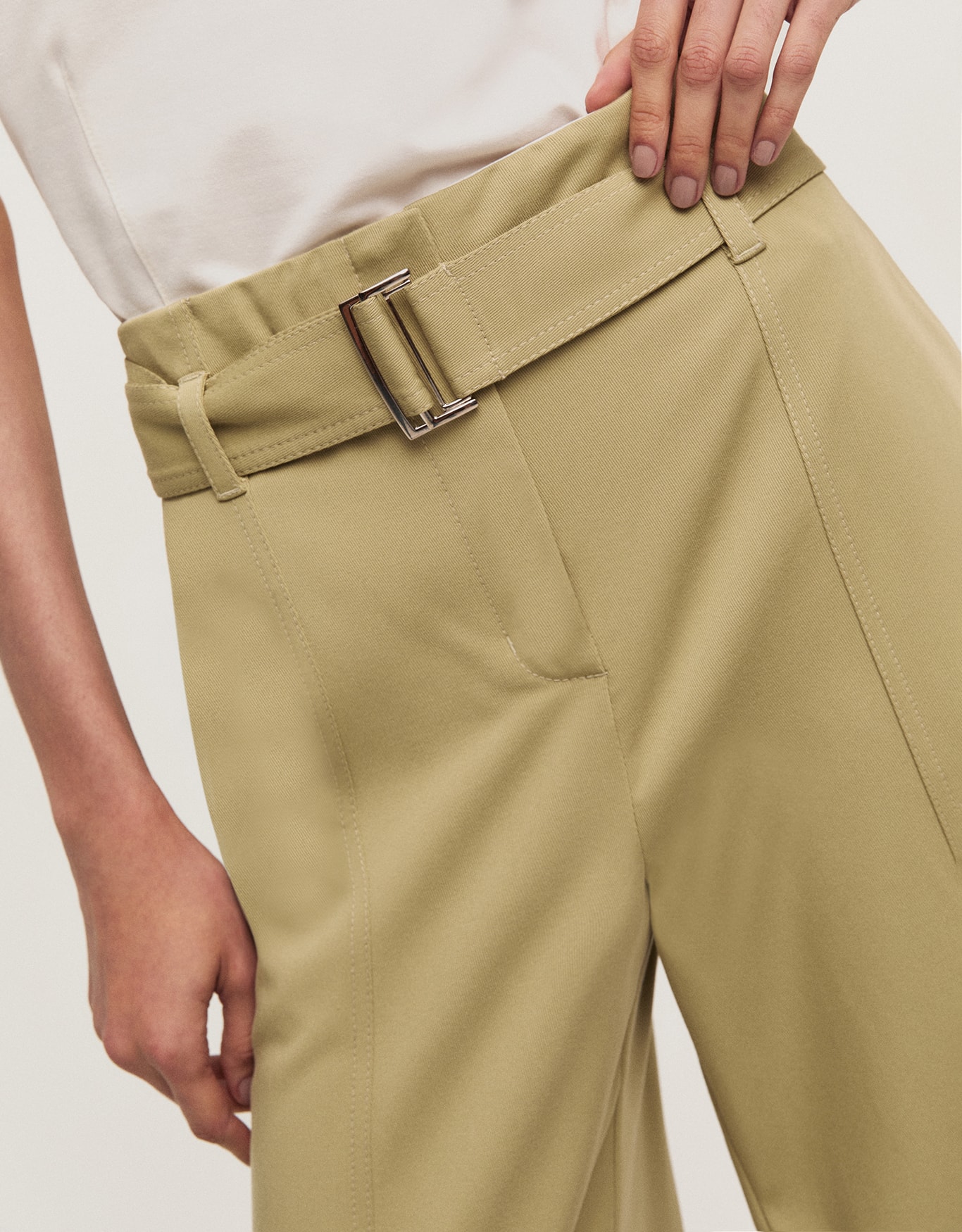 Calça Reta Faixa