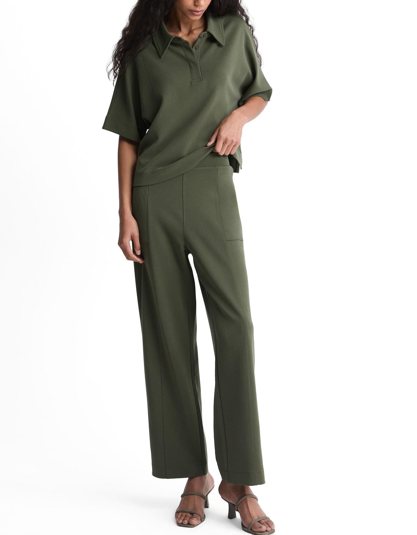 Calça Reta Piquet 360