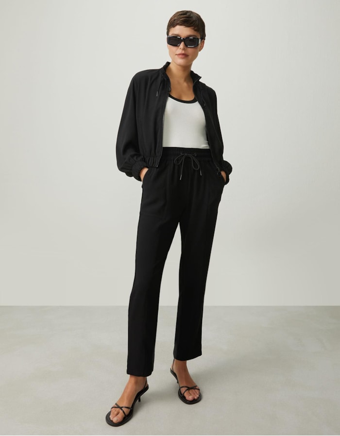 Calça Salvador Com Elástico Preta