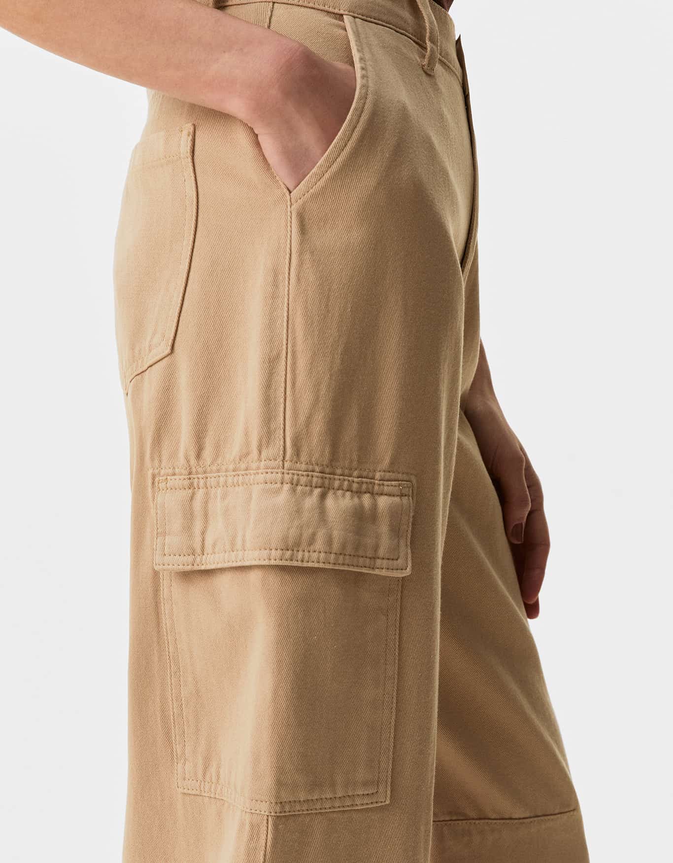 Calça Sarja Harem Bolsos