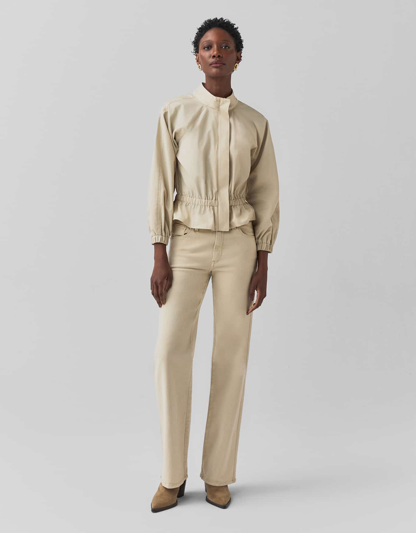 Calça Sarja Reta Five Pockets