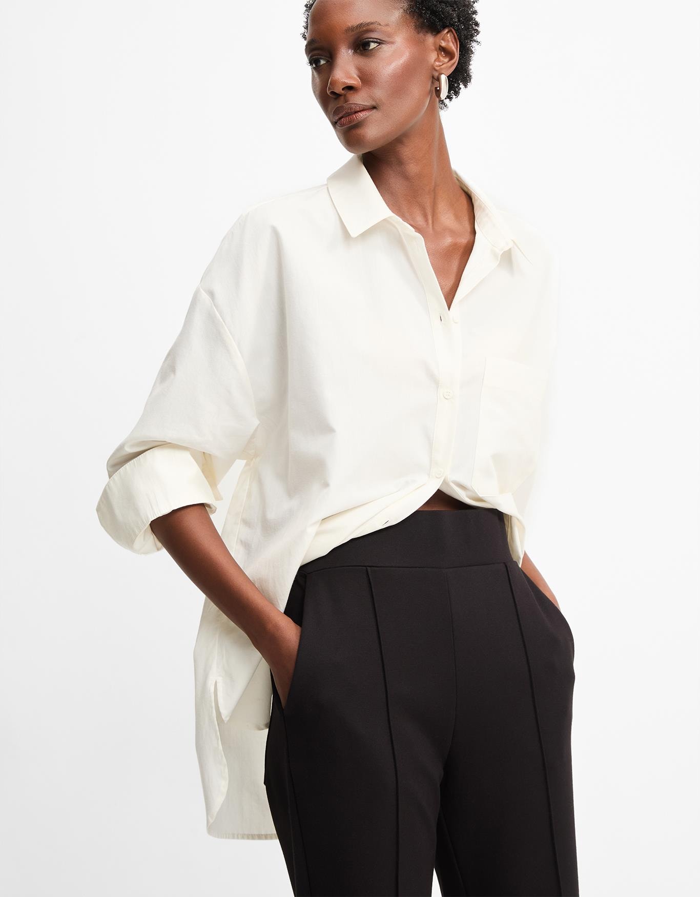 Calça Slim Alfaiataria Preta 360