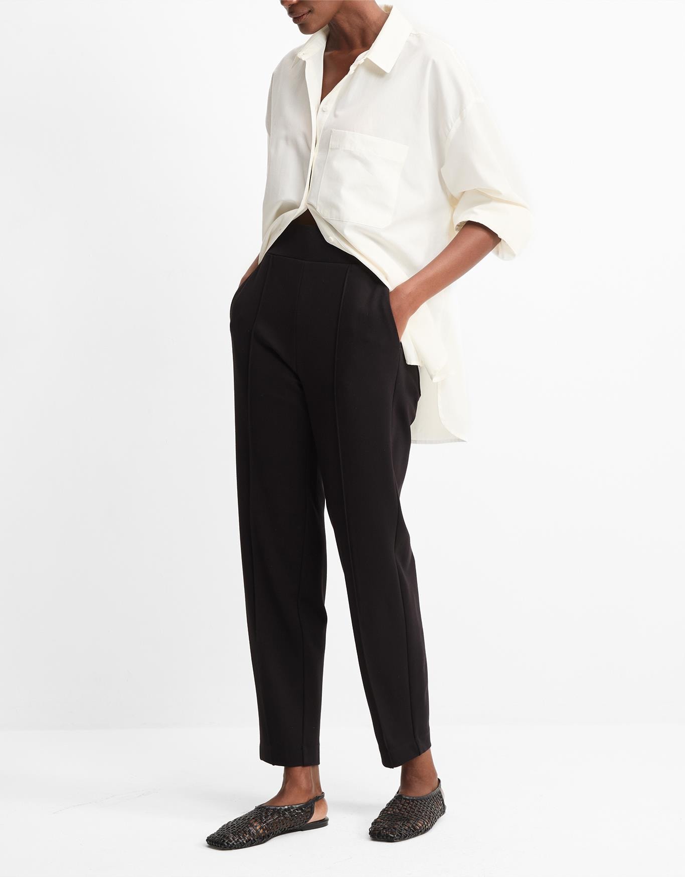 Calça Slim Alfaiataria Preta 360