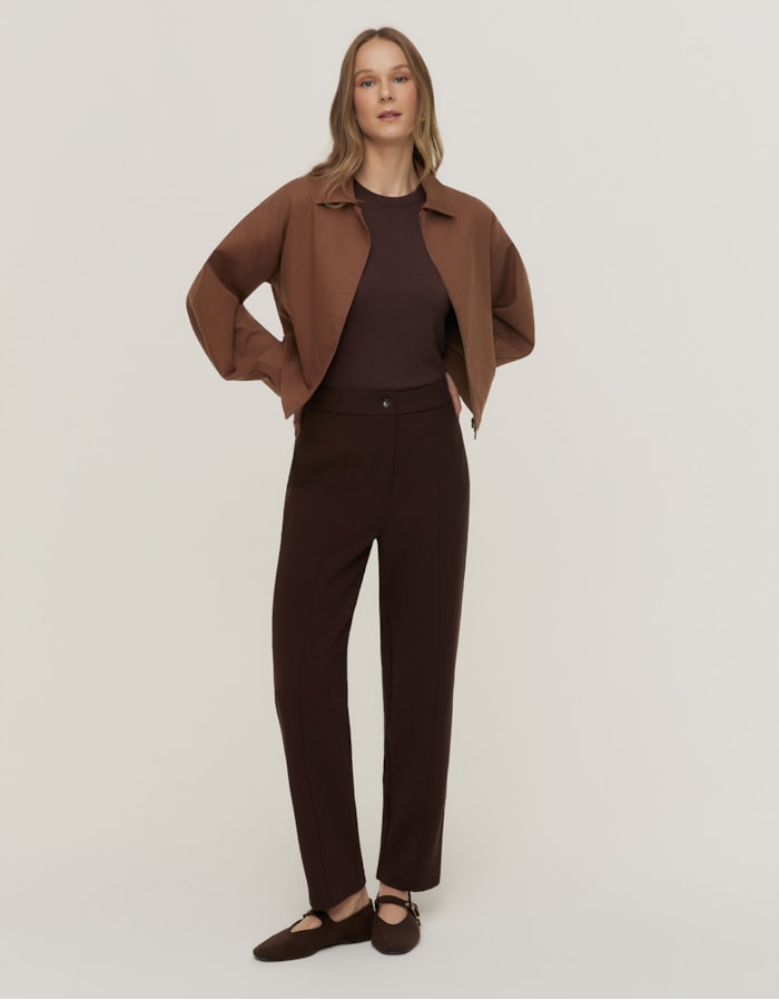 Shoulder — Calça Slim Recorte Alfaiataria 360