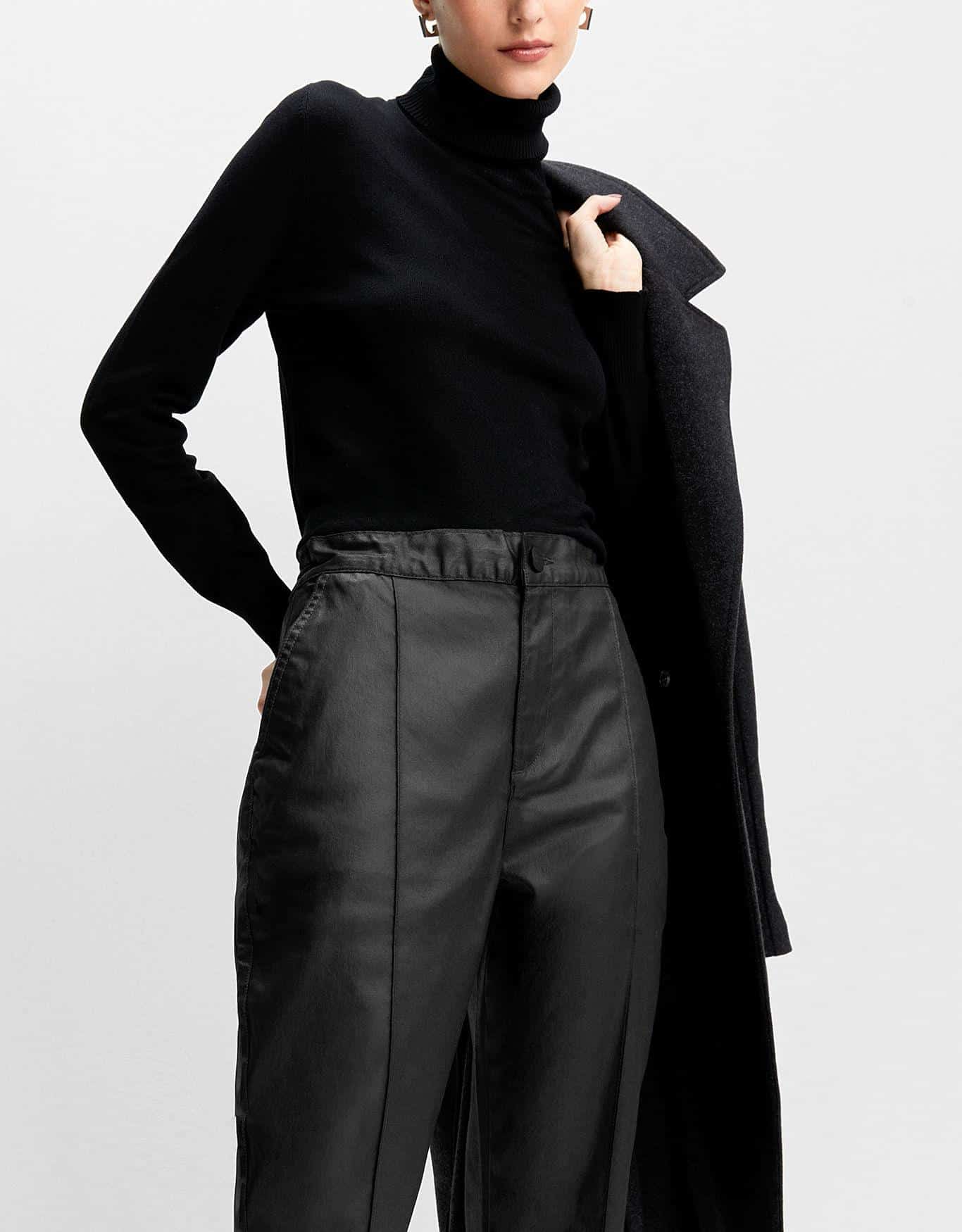 Calça Slim Resinada