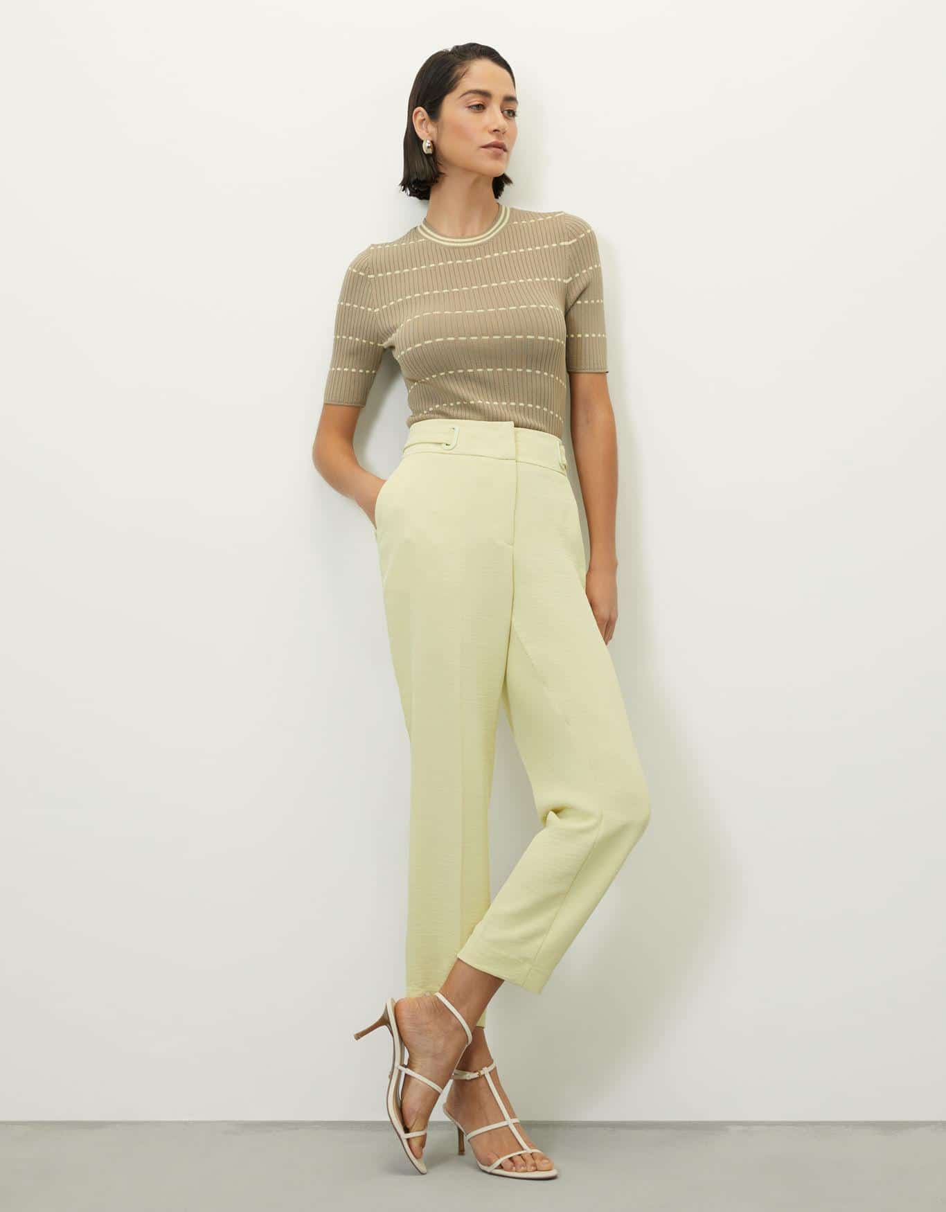 Calça Slim Vincada