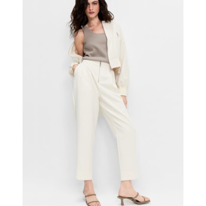 Calça Slim Vista Com Zíper