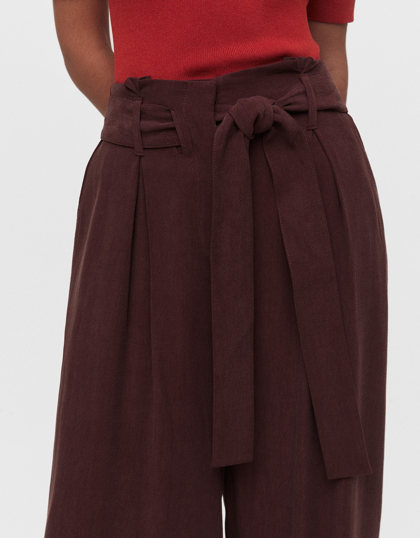 Calça Wide Amarração