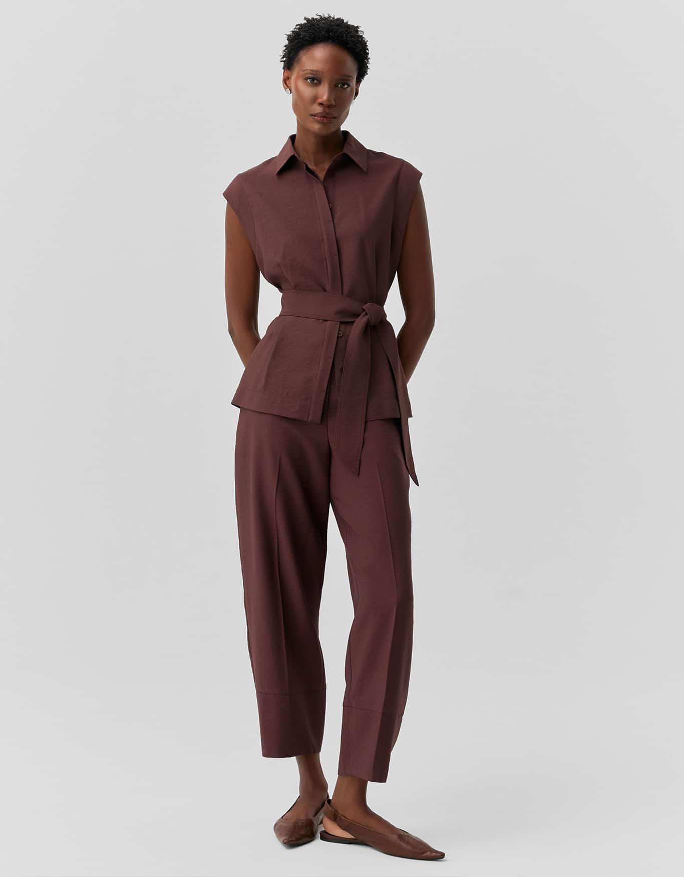 Camisa Alfaiatada Com Faixa