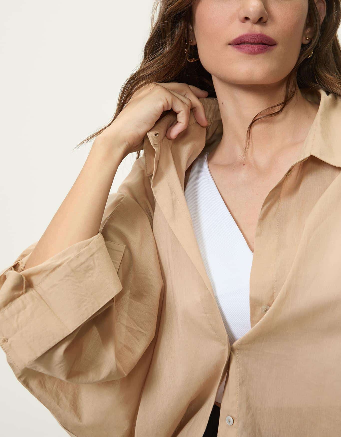 Camisa Ampla Voil