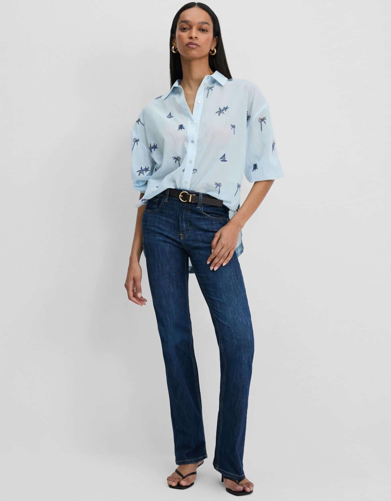 Camisa Bordado Verão