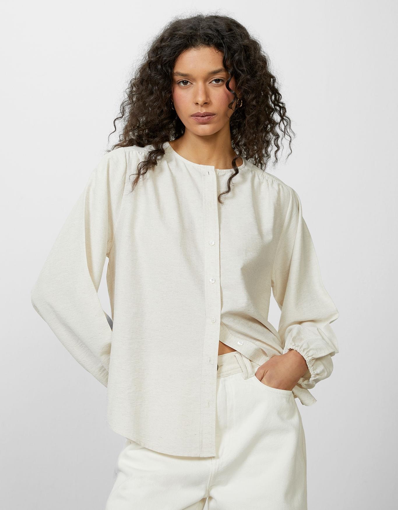 Camisa Detalhe Franzido