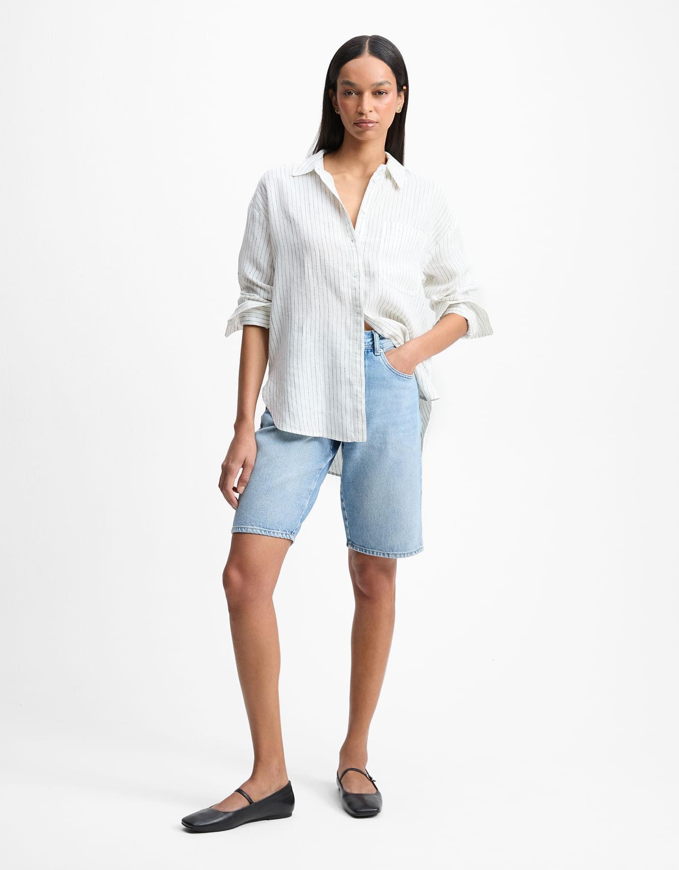 Camisa Fio Tinto Off White