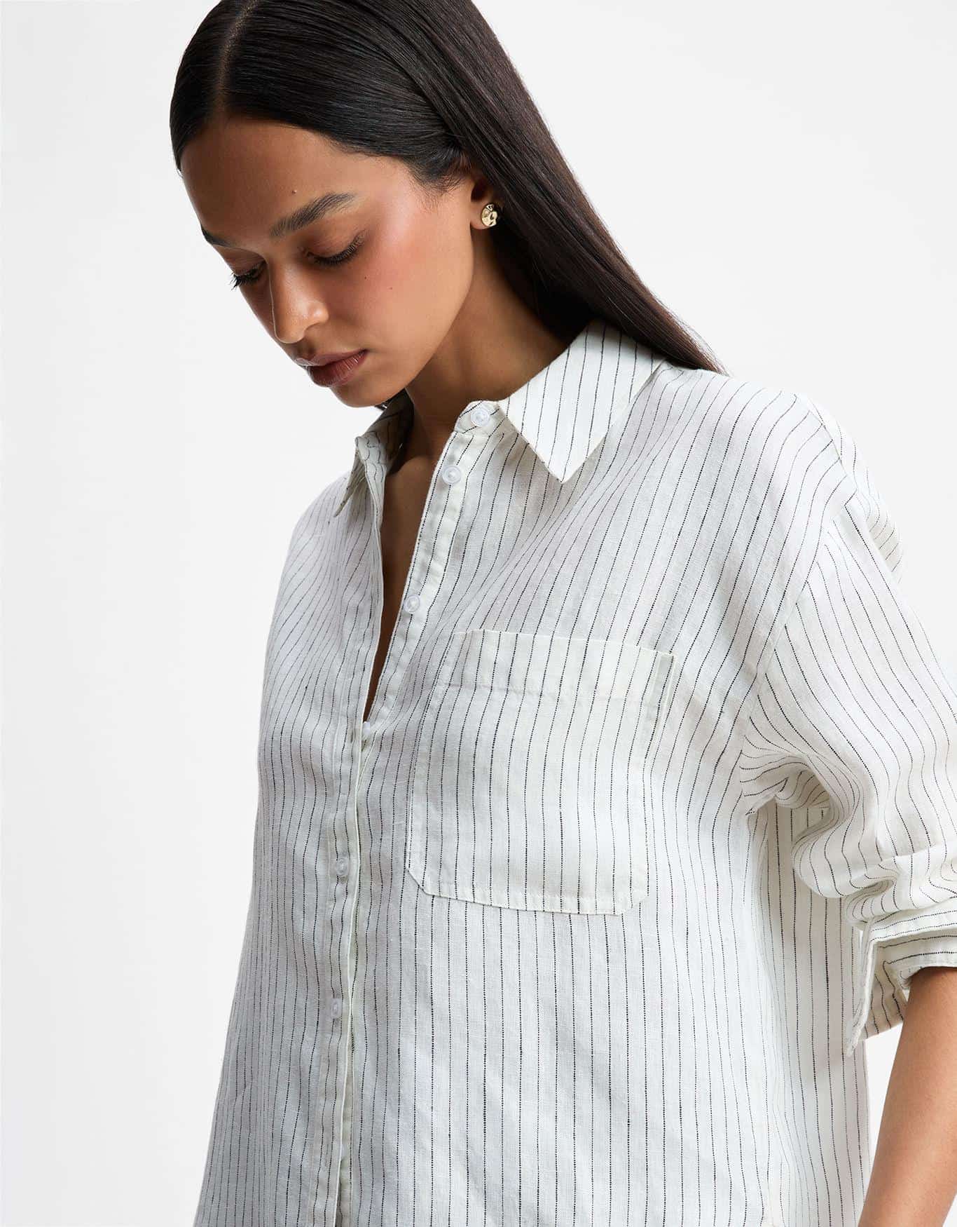 Camisa Fio Tinto Off White