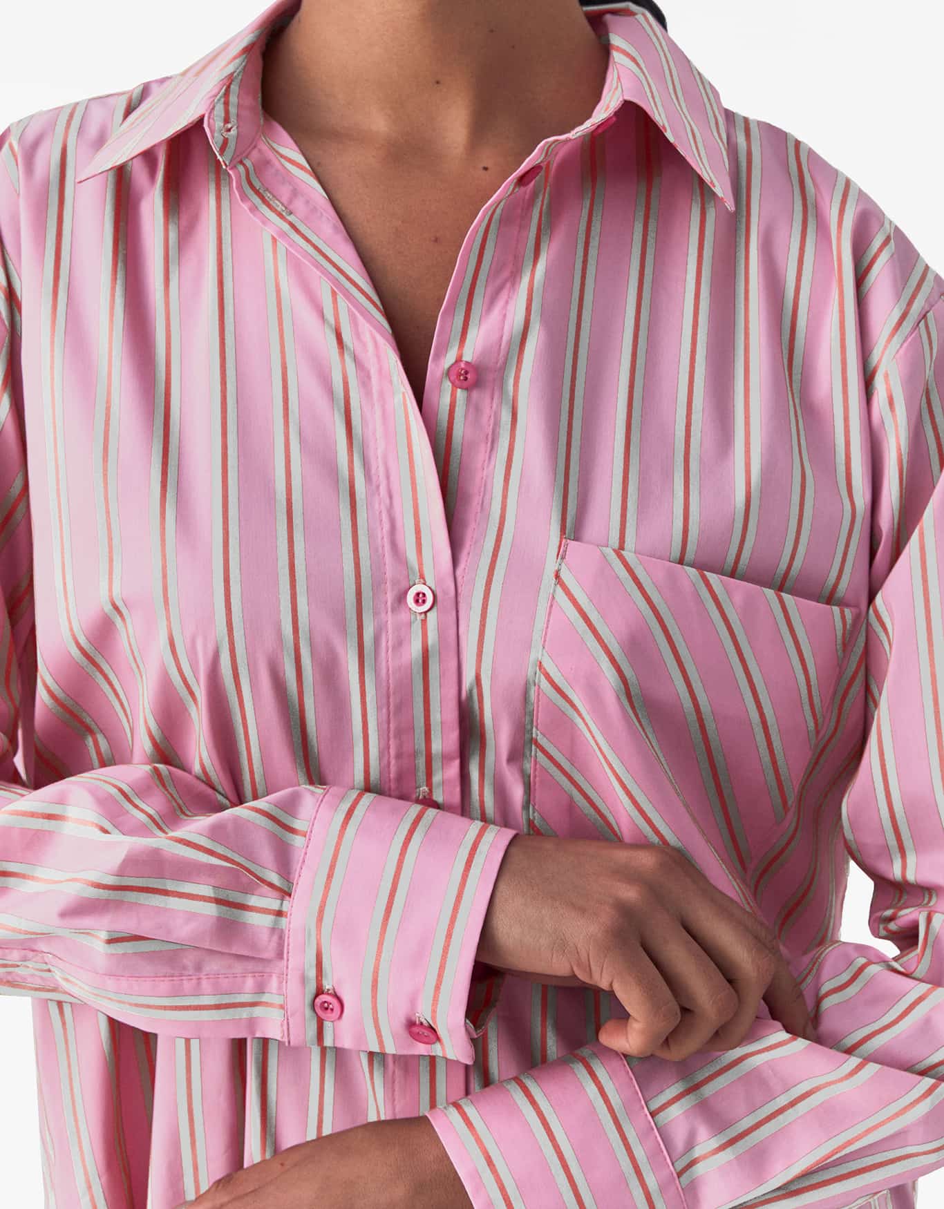 Camisa Fio Tinto Rosa