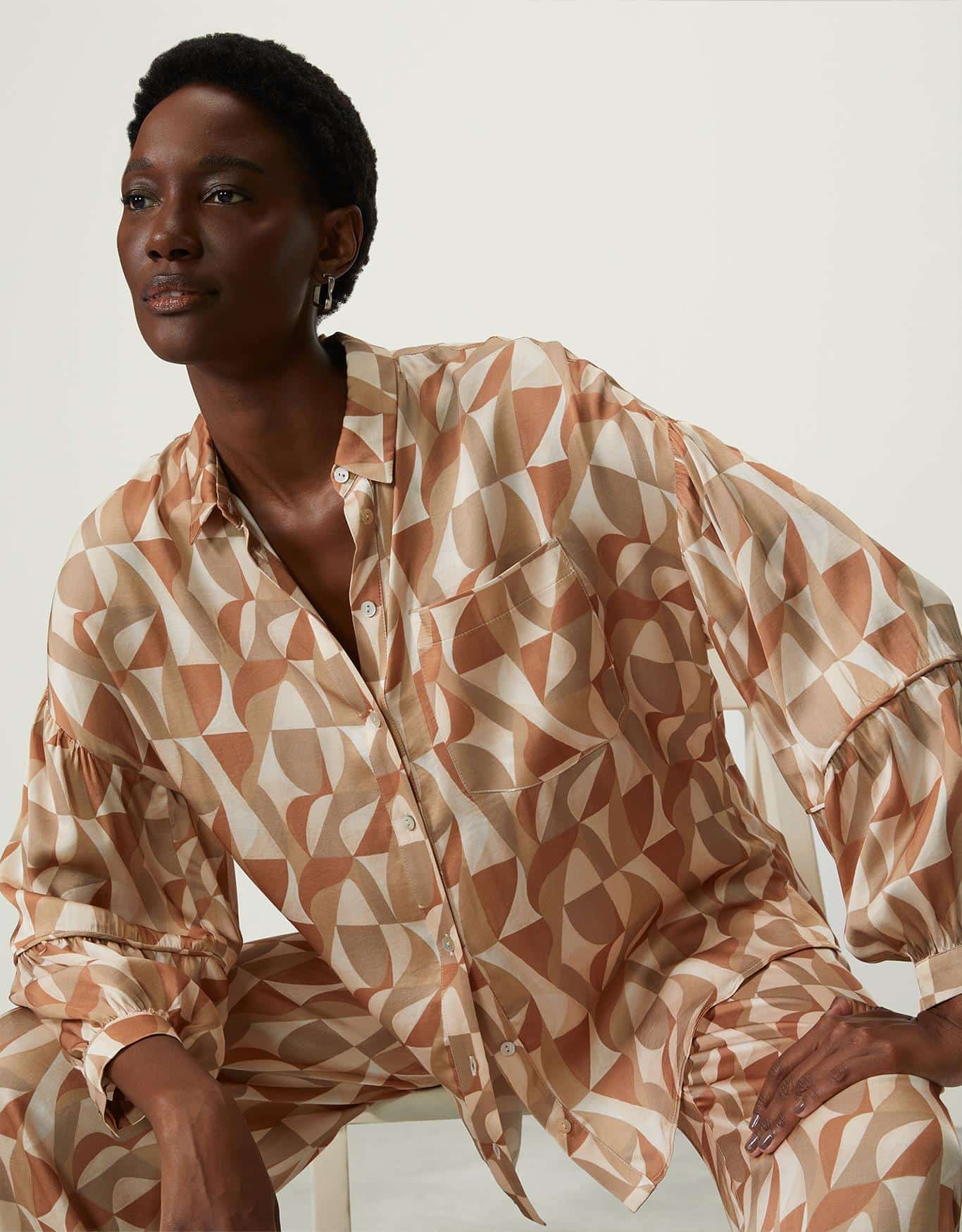 Camisa Geométrico Pintura