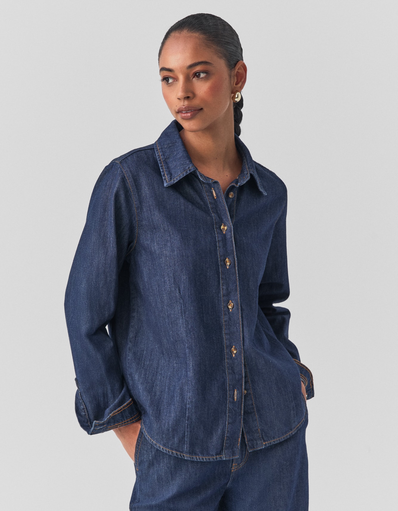 Camisa Jeans Pences