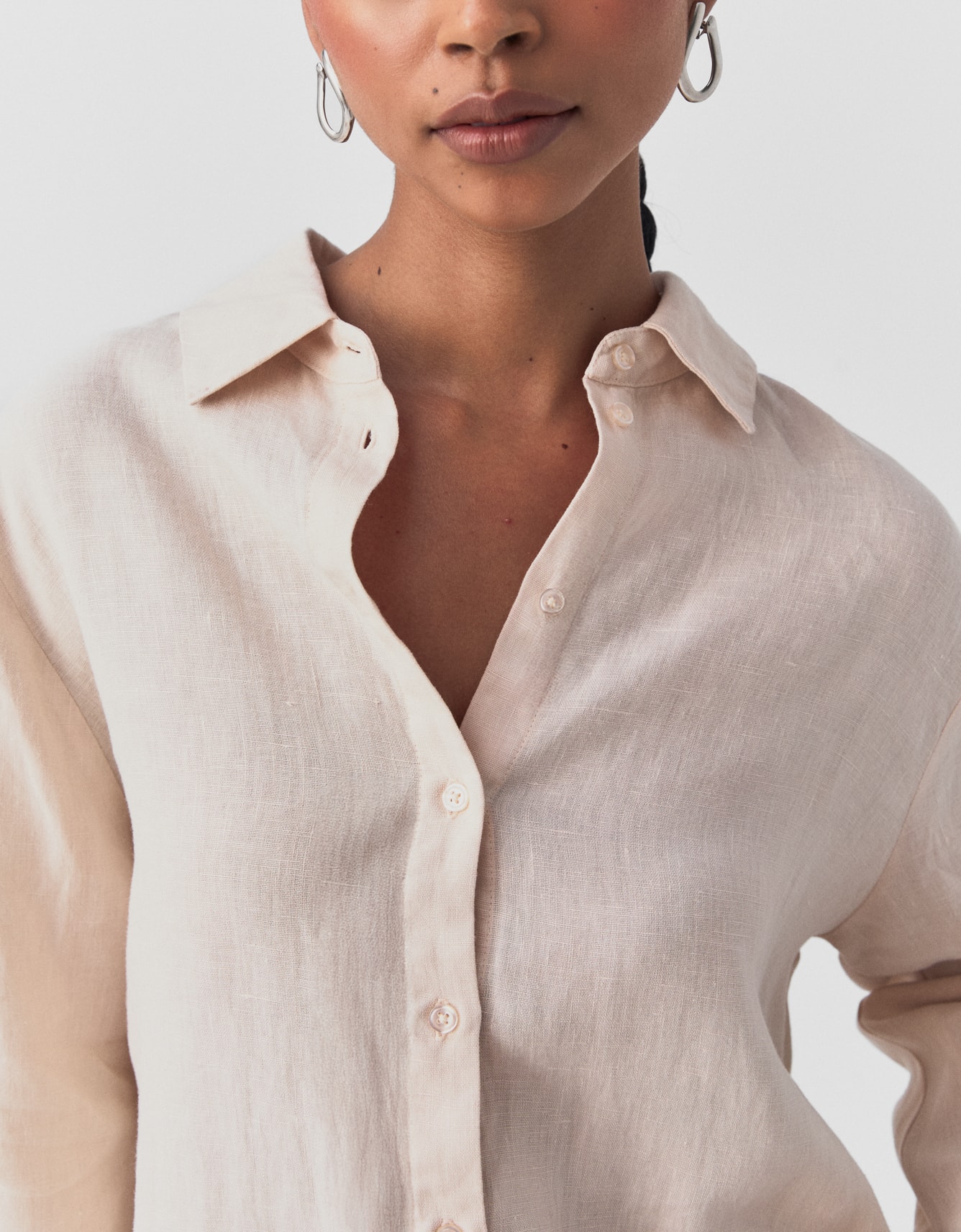 Camisa Linho Com Amarração