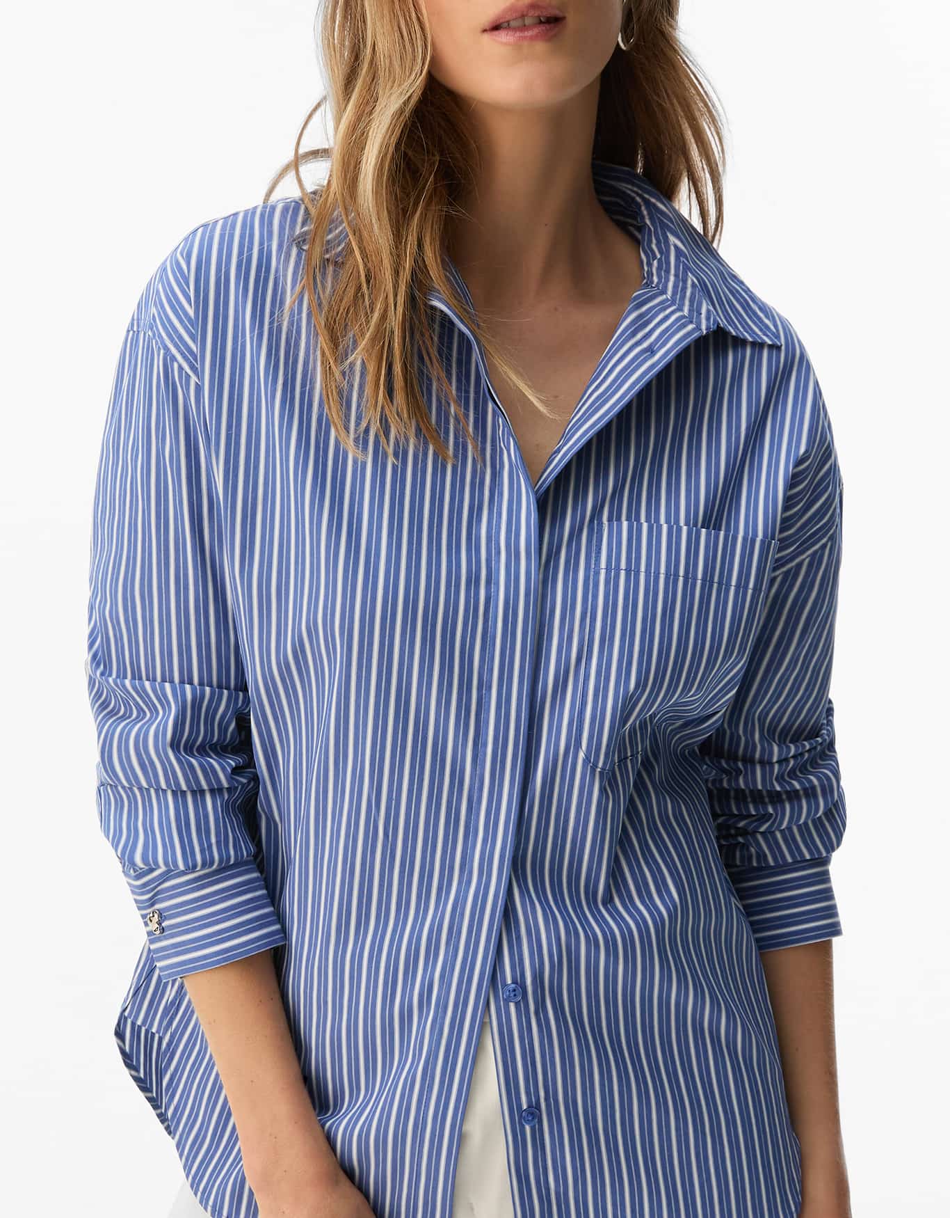 Camisa Listrada Azul