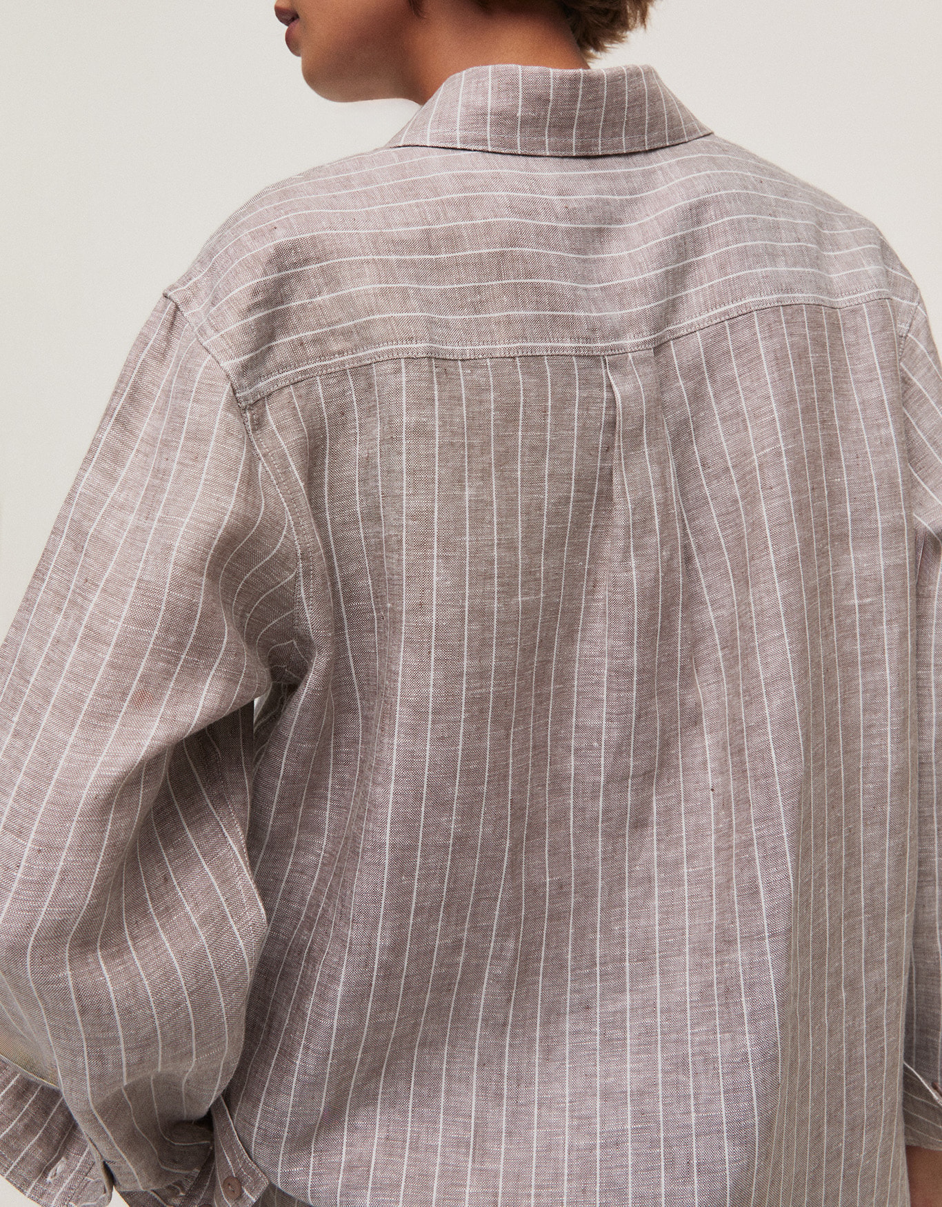 Camisa Listrada de Linho
