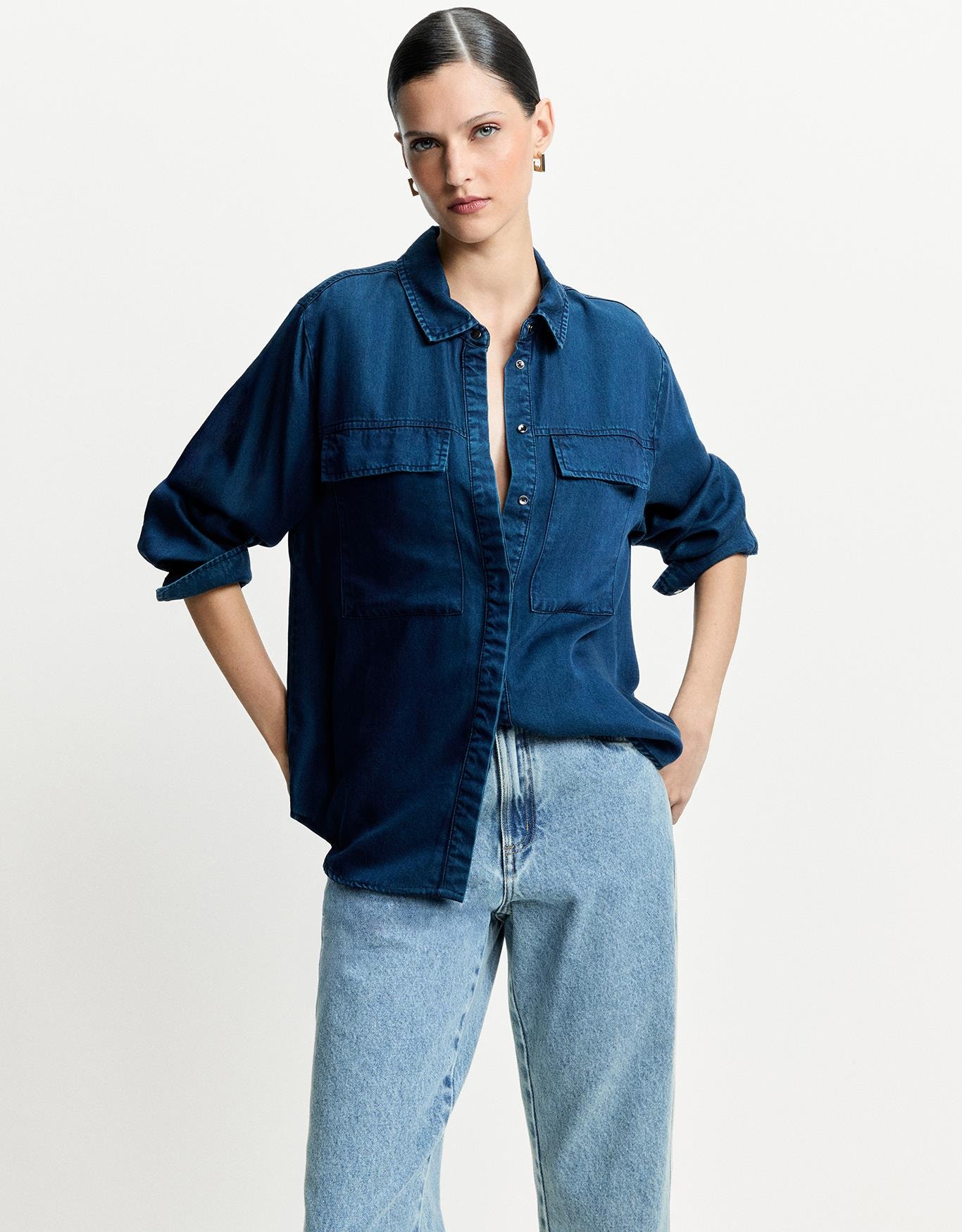 Camisa Manga Longa Liocel Jeans