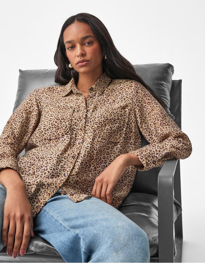 Shoulder — Camisa Onça Café
