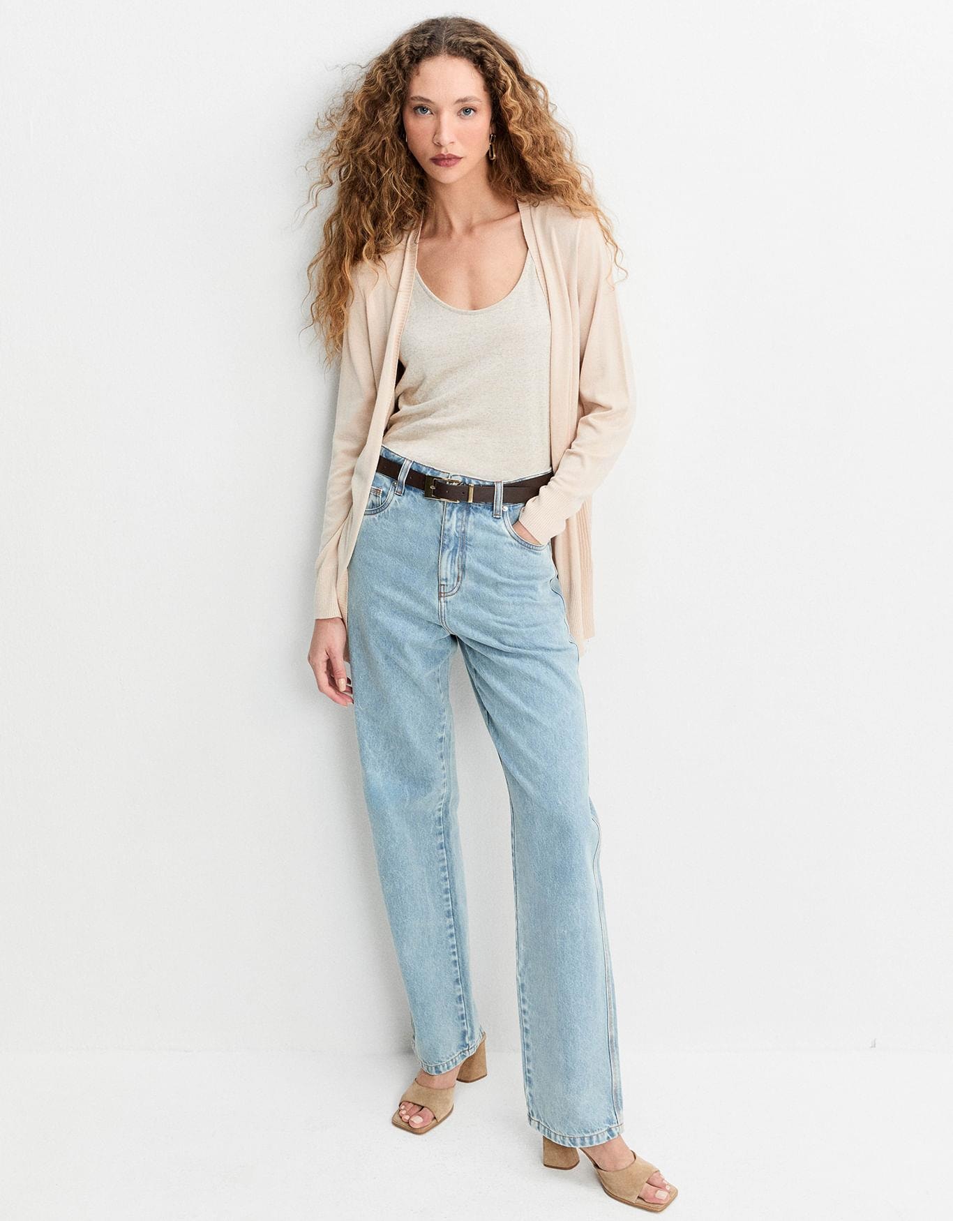 Cardigan Tricot Básico