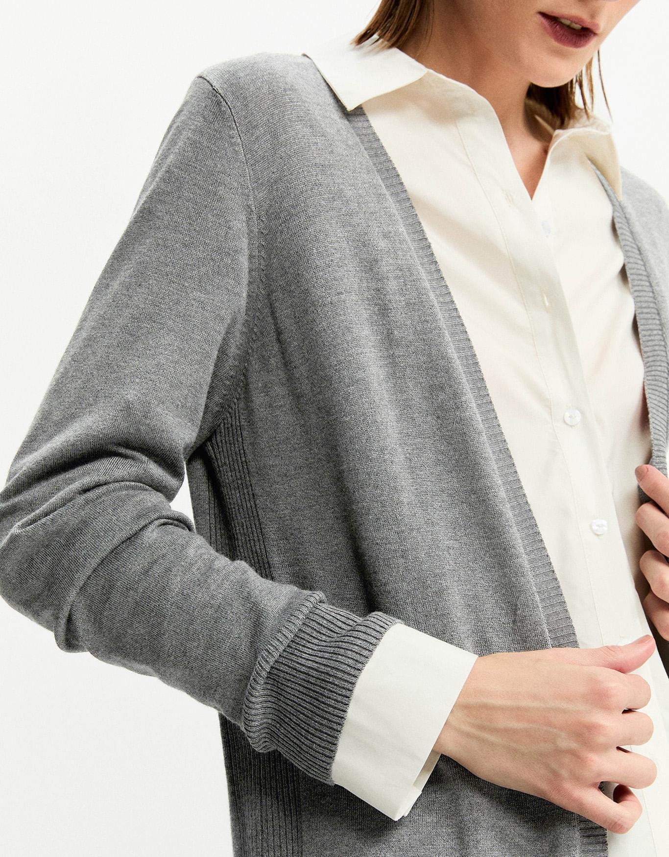 Cardigan Tricot Básico